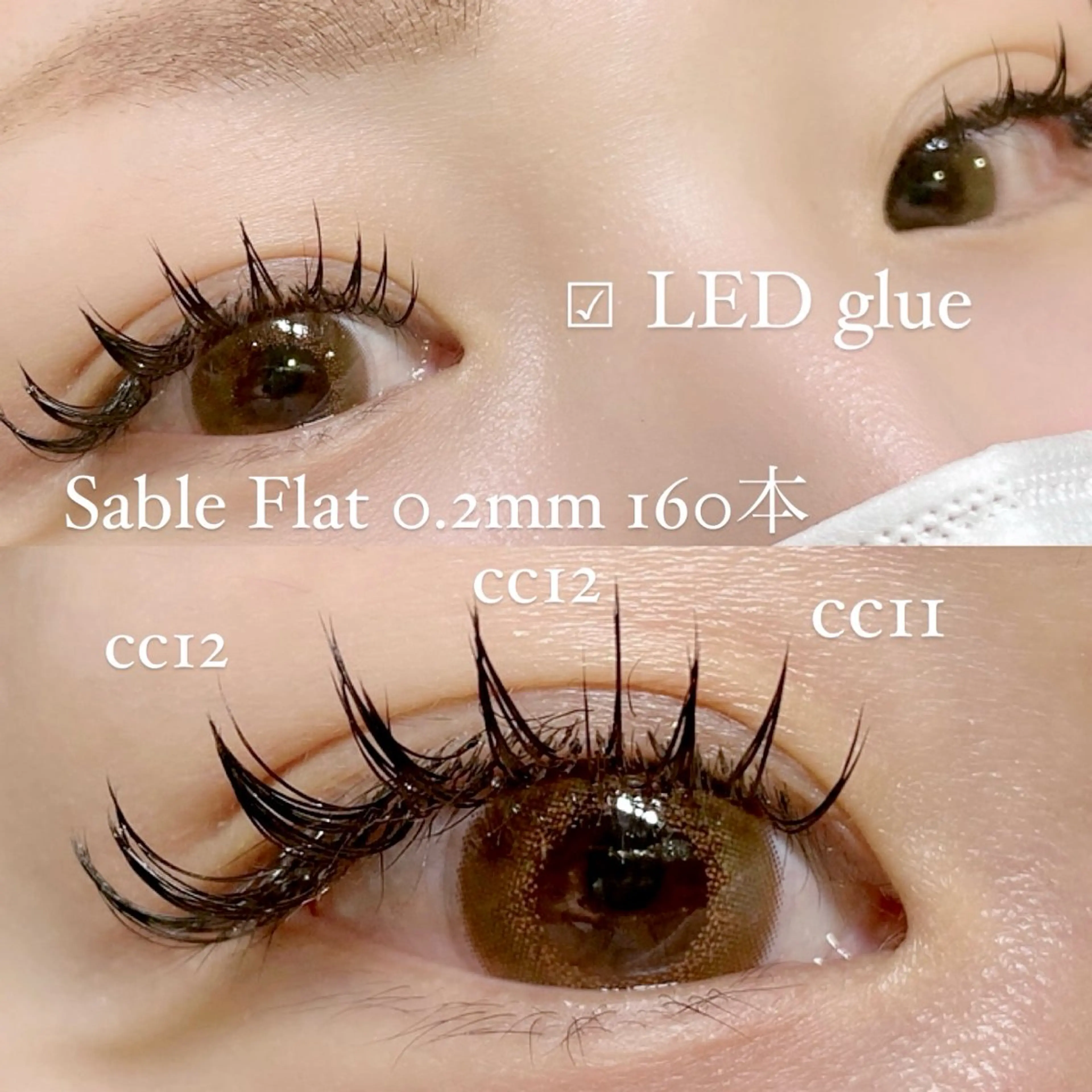 セーブルフラットラッシュ♡ 160本 ¥8500 (140本¥7500)の写真