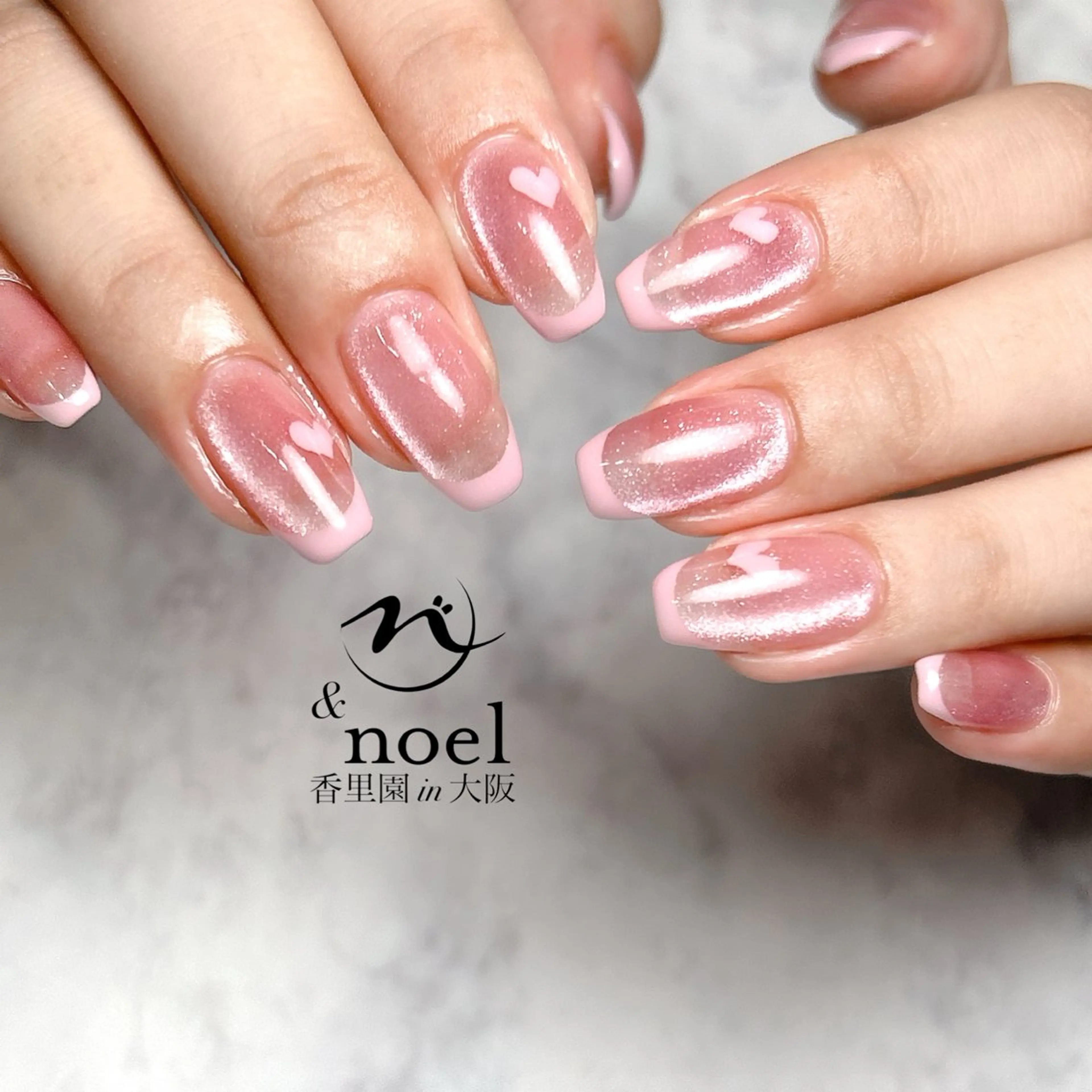 ネイル ハンドネイル Nailsalon  &Noel所属・もも 🍑のネイルデザイン