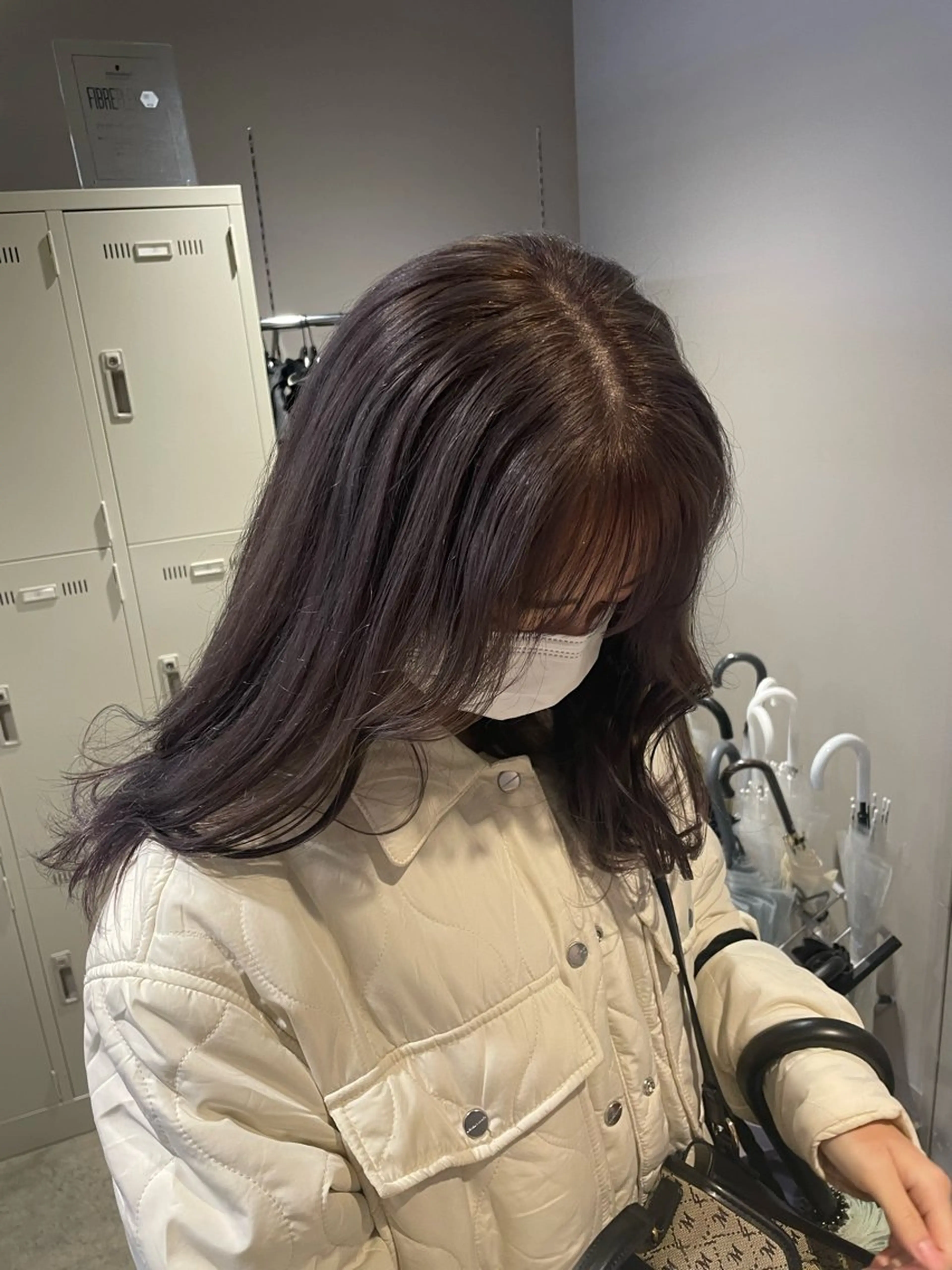 セミロング カラー ヘアカラー トリートメント ヘッドスパ ヘアセット 表参道ハッシュカット レイヤー/リノンのヘアスタイル