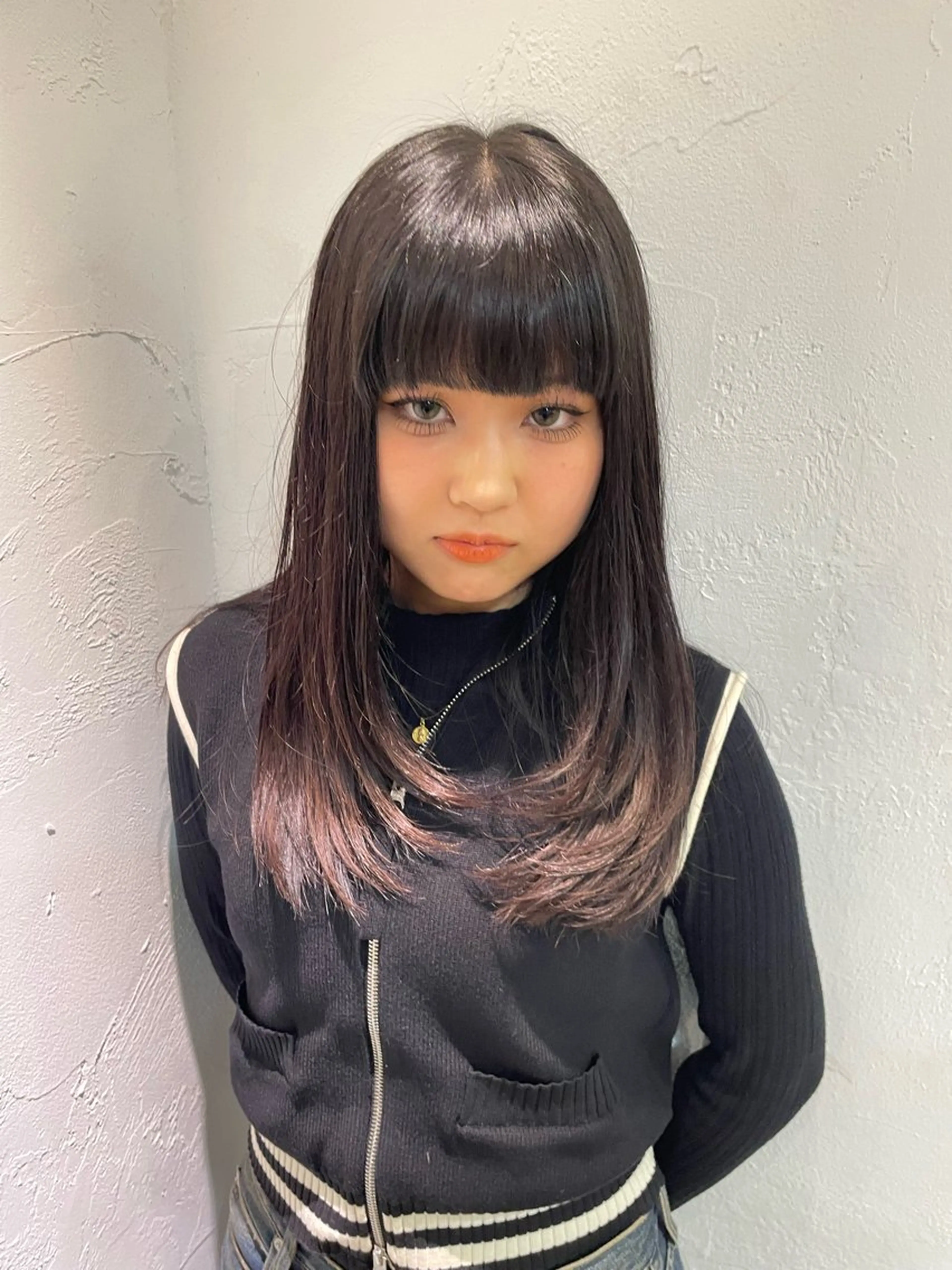 ロング カラー ケアパーマ/ケアブリ ーチdaisukeのヘアスタイル