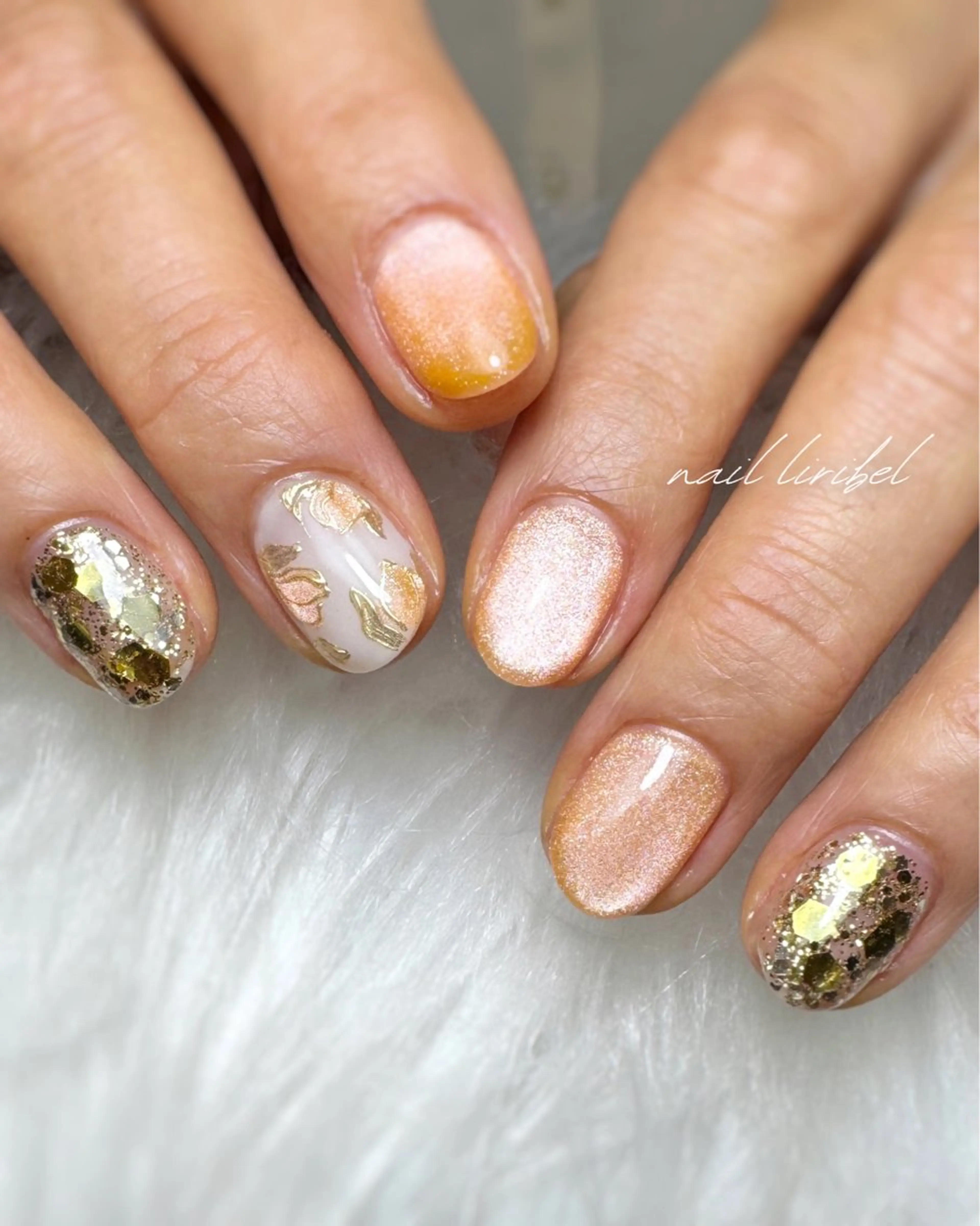ネイル 春ネイル ハンドネイル Nail Liribelのネイルデザイン