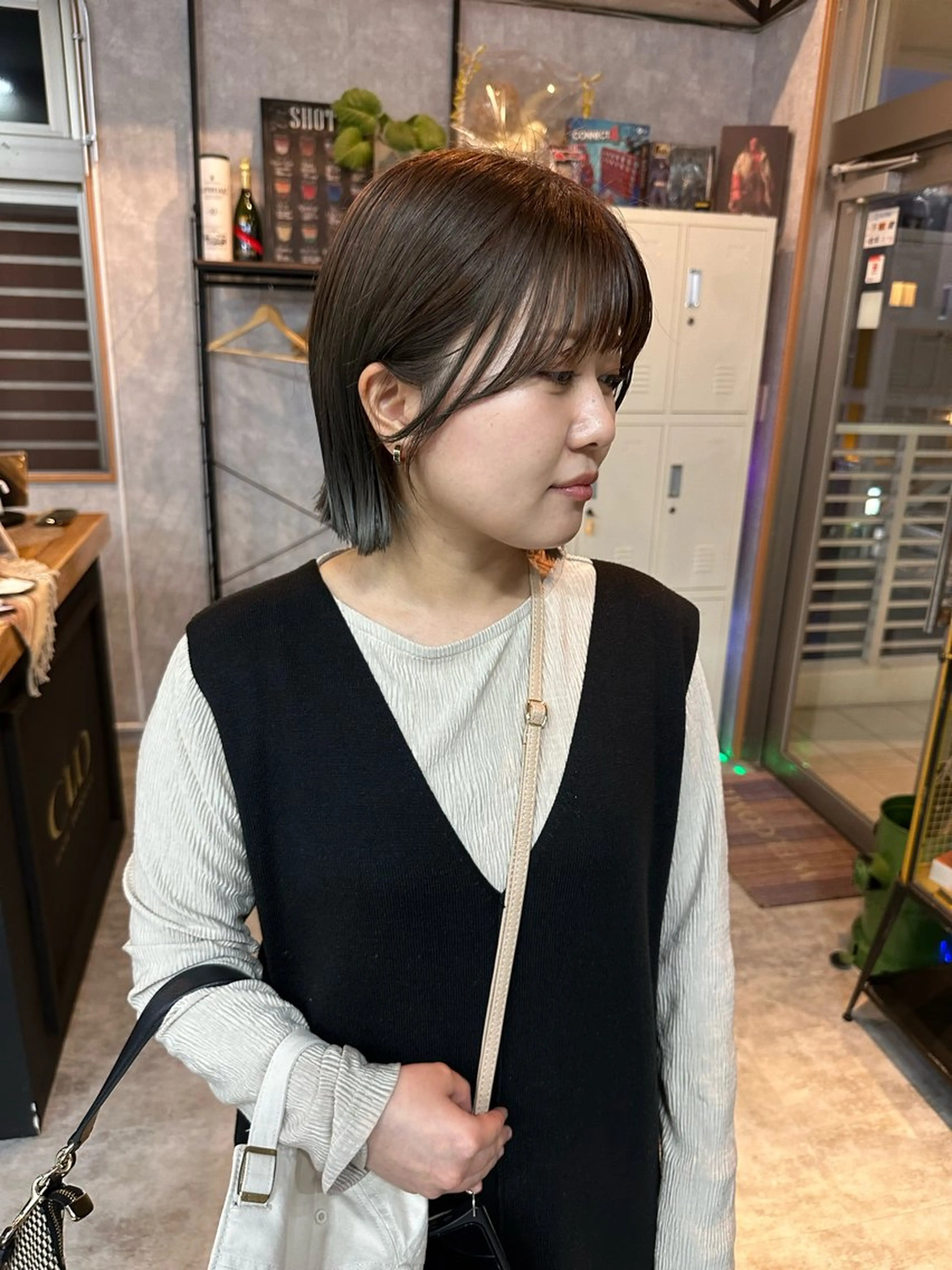 ショート 切りっぱなしボブ ショートボブ ハンサムショート 丸みショート ボブ カット ヘアカラー トリートメント C’LD hair  produce /シールドヘア所属・モテ髪/ボブ/ショー ト/アダチフウトのヘアスタイル