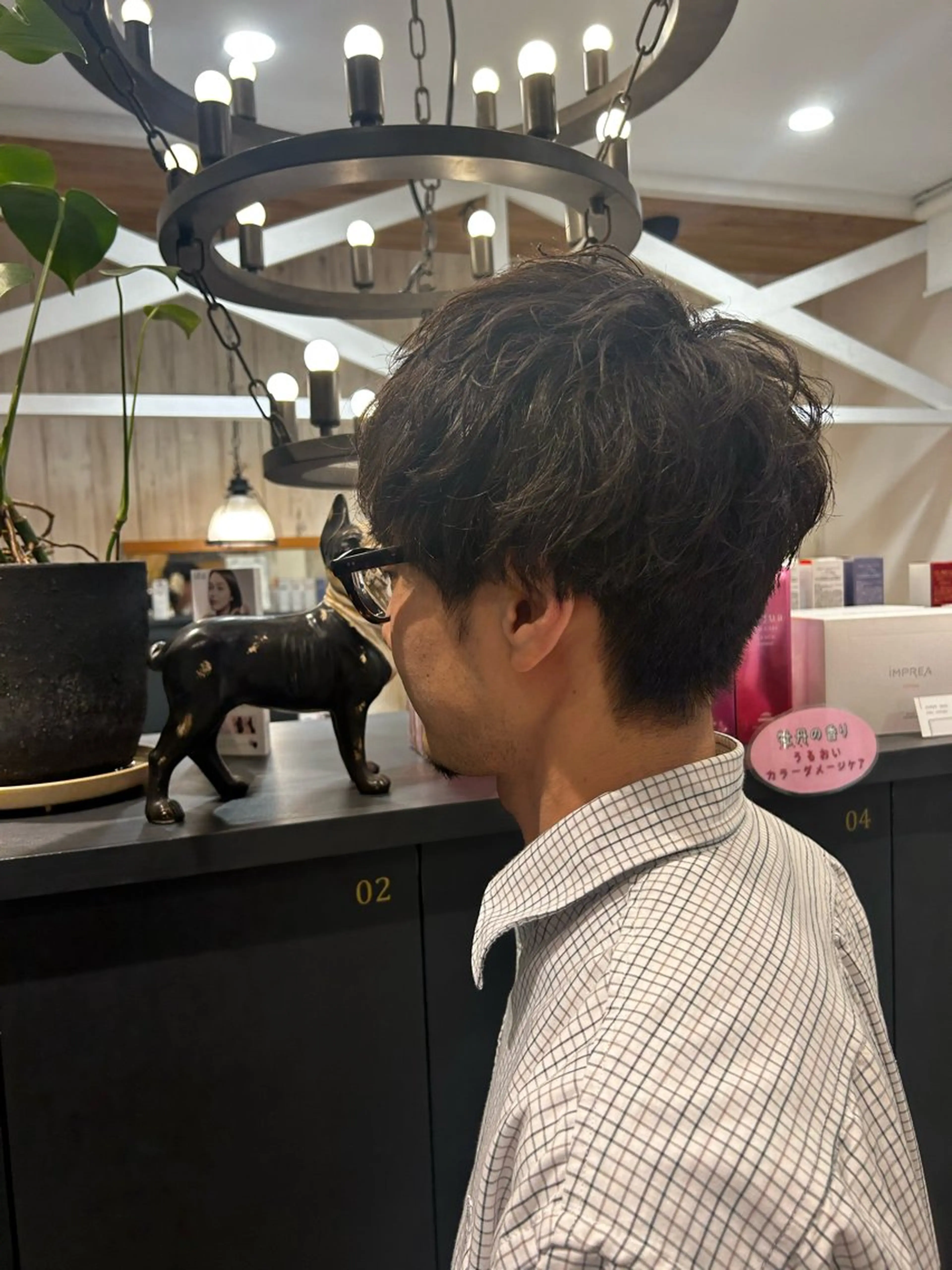 メンズ 刈り上げ カット パーマ 大槻 ハルカのヘアスタイル