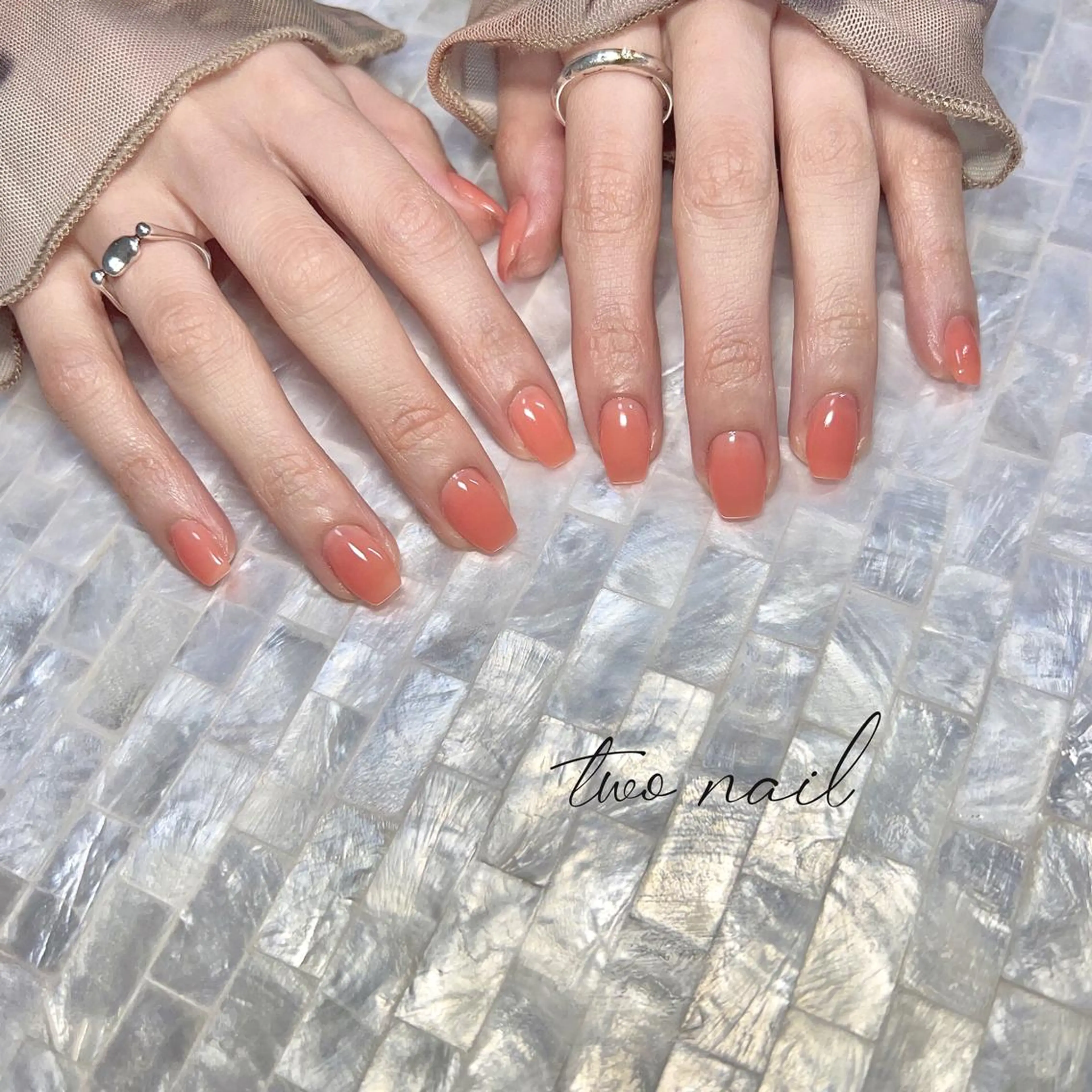 ネイル アートネイル フットネイル ハート ニュアンスネイル オフィスネイル ハンドネイル two nailのネイルデザイン