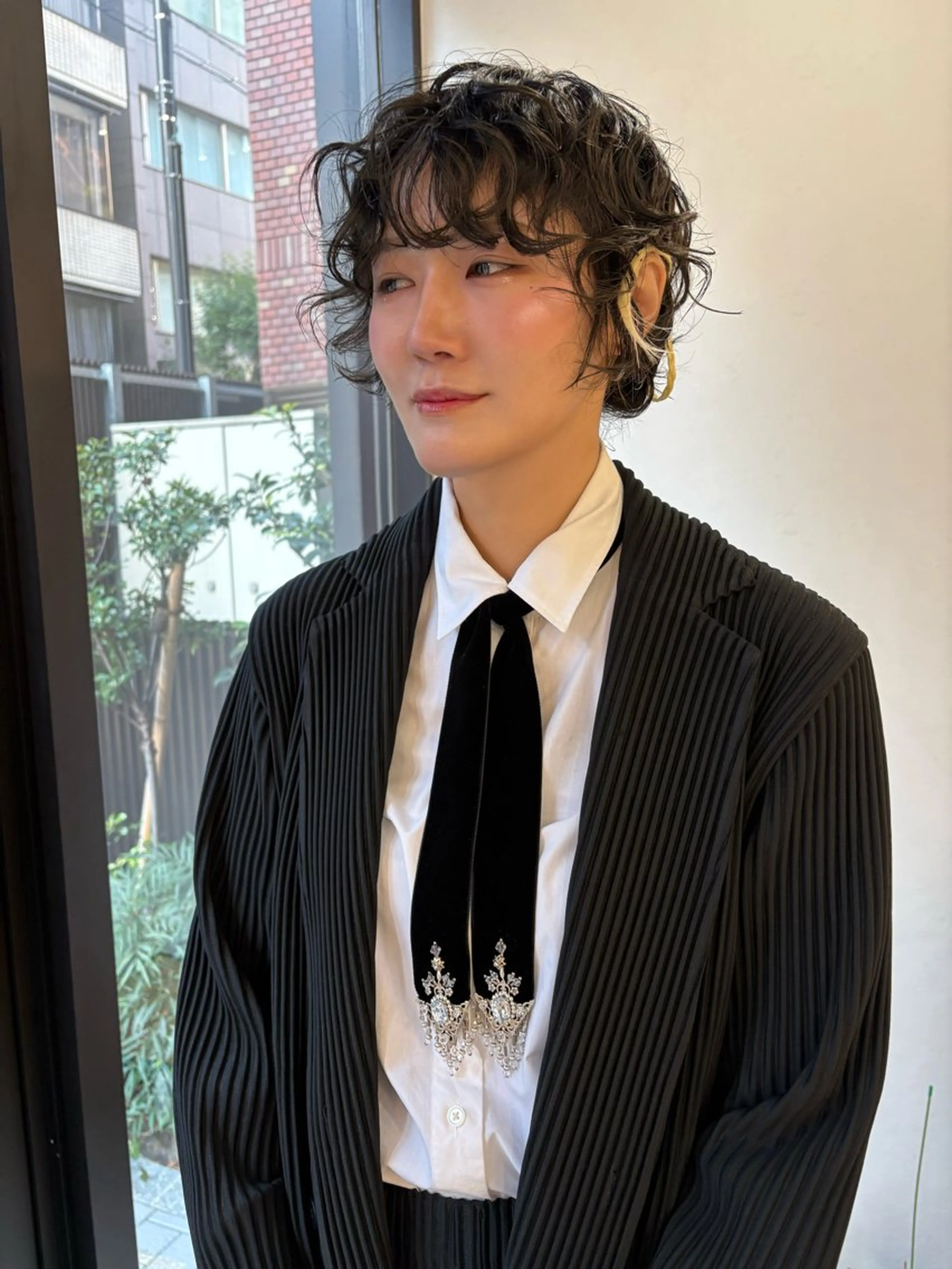 ショート ヘアアレンジ ヘアセット NOUN所属・eri kinjoのヘアスタイル