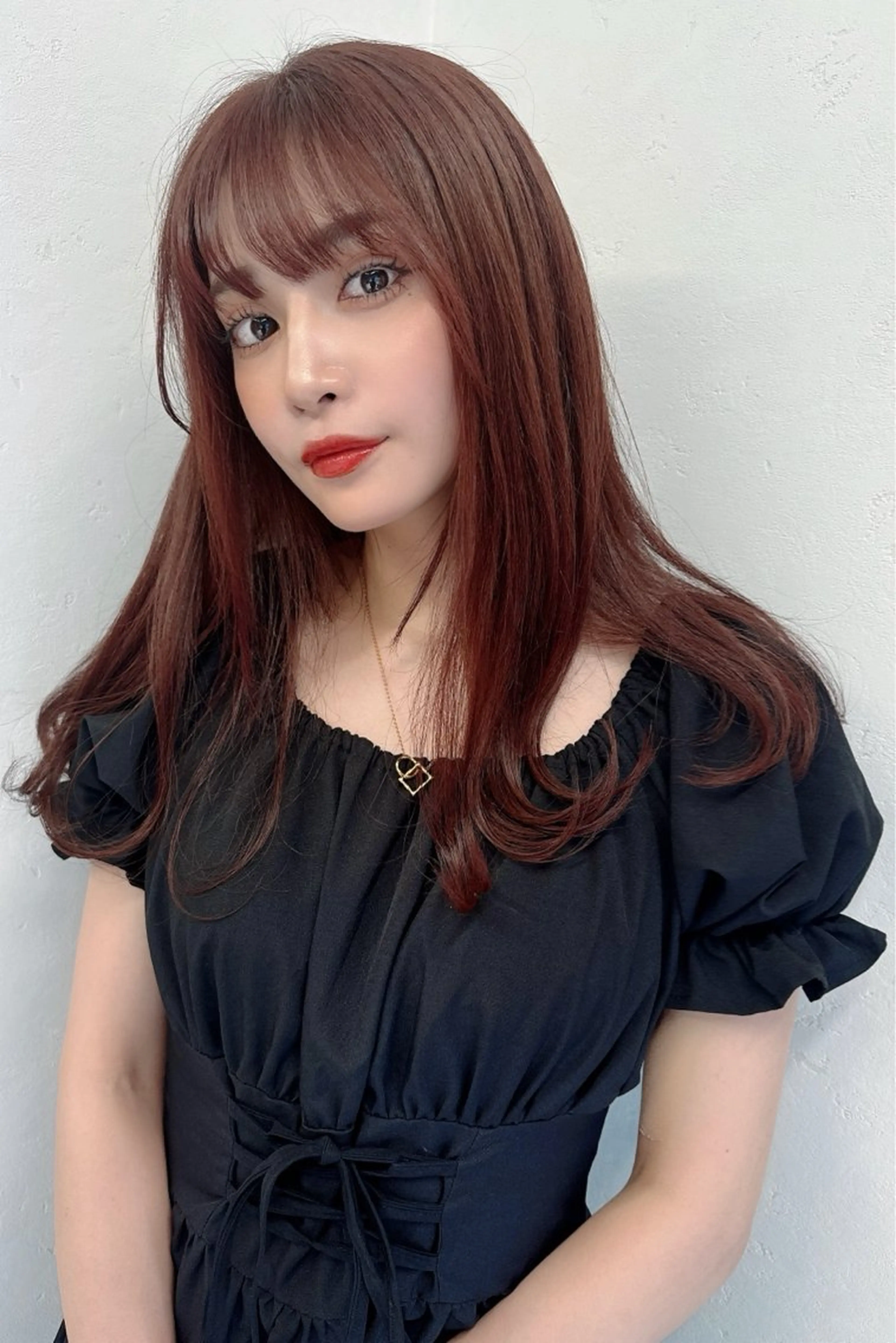 ロング カラー 汐見 悠佑のヘアスタイル