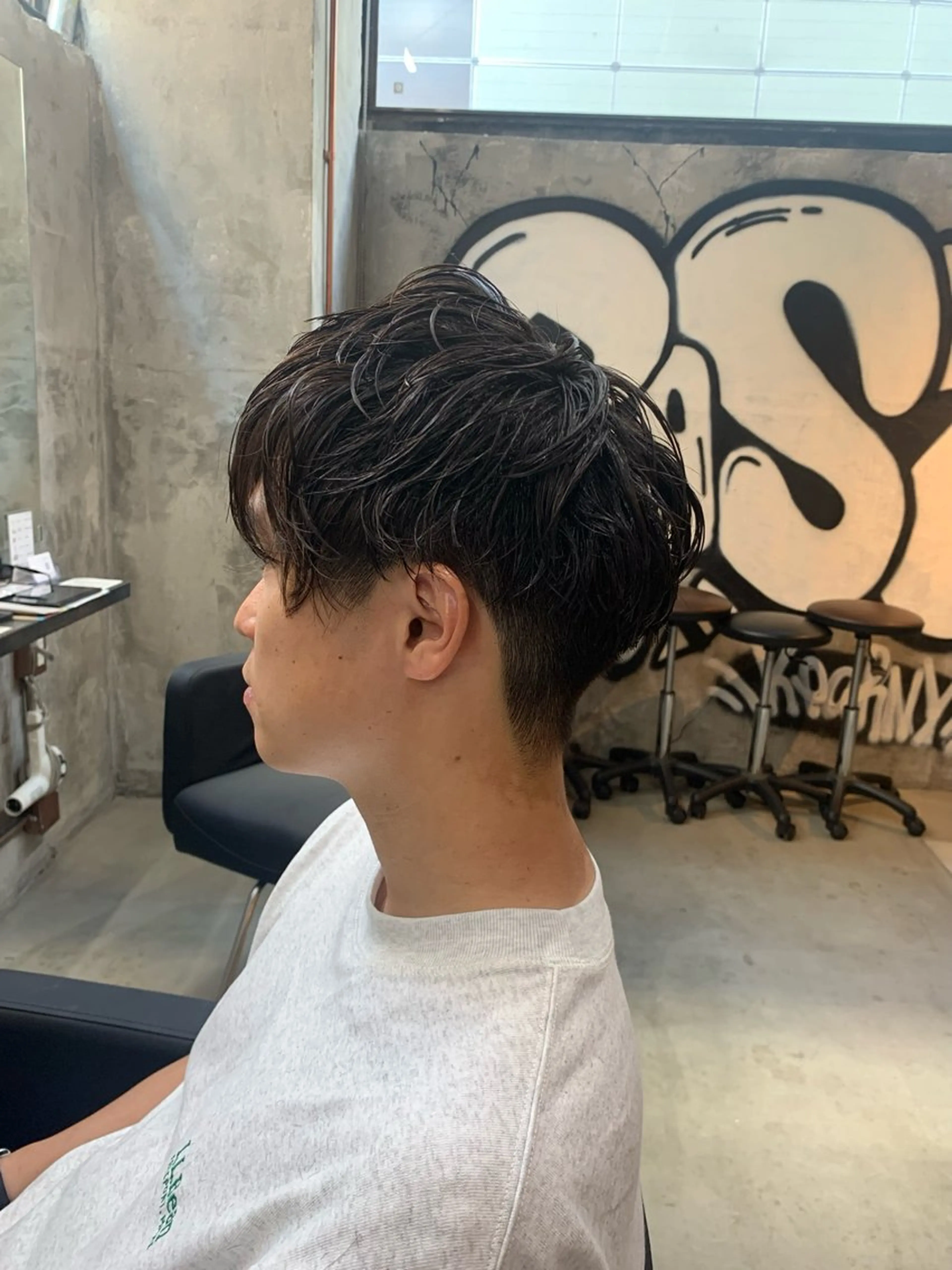 パーマ メンズ マッシュ メンズパーマ ニュアンスパーマ カット パーマ ⚡️メンズパーマ特化 mens支持◎/忠地のヘアスタイル