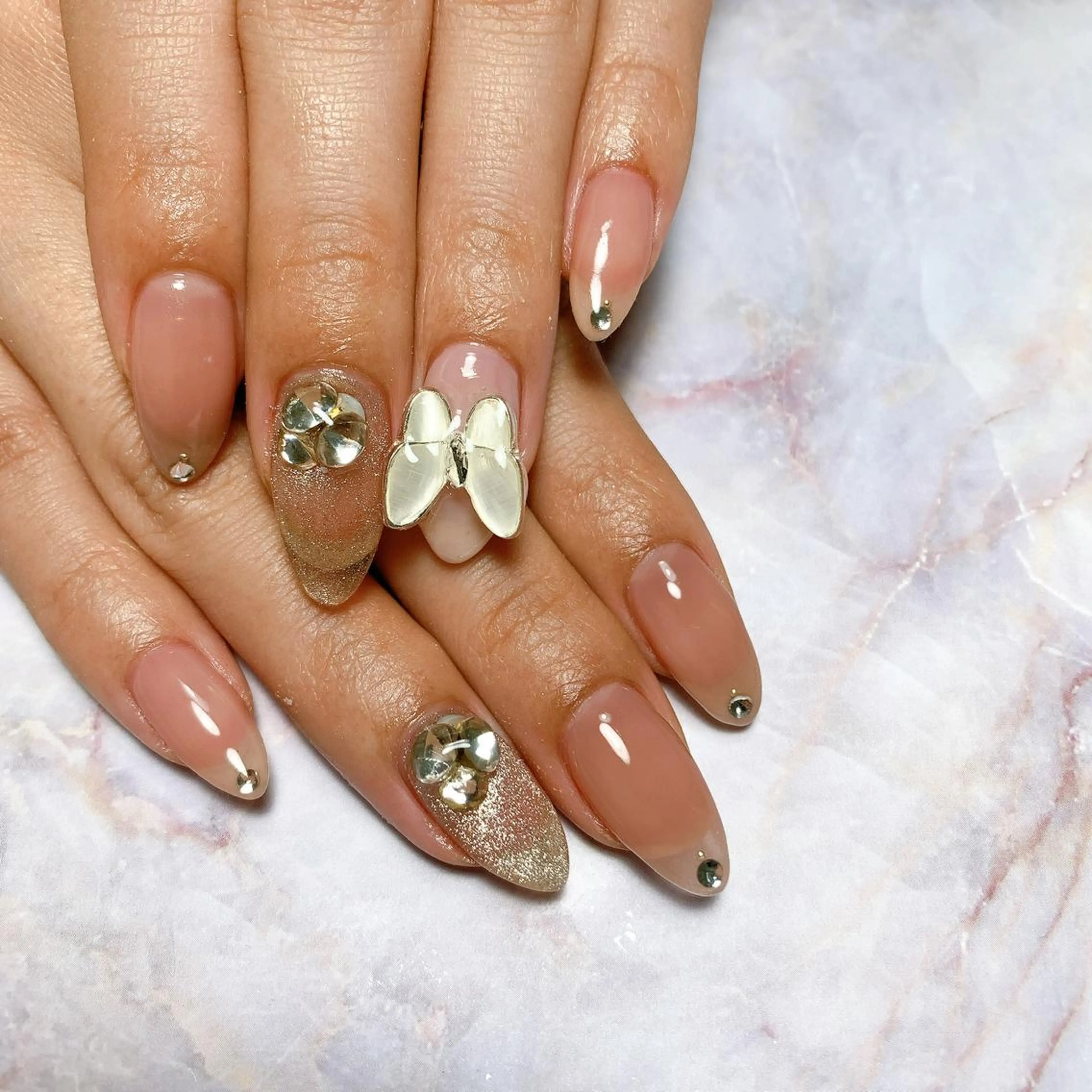 ネイル クリアネイル nailsalon Graciaのネイルデザイン