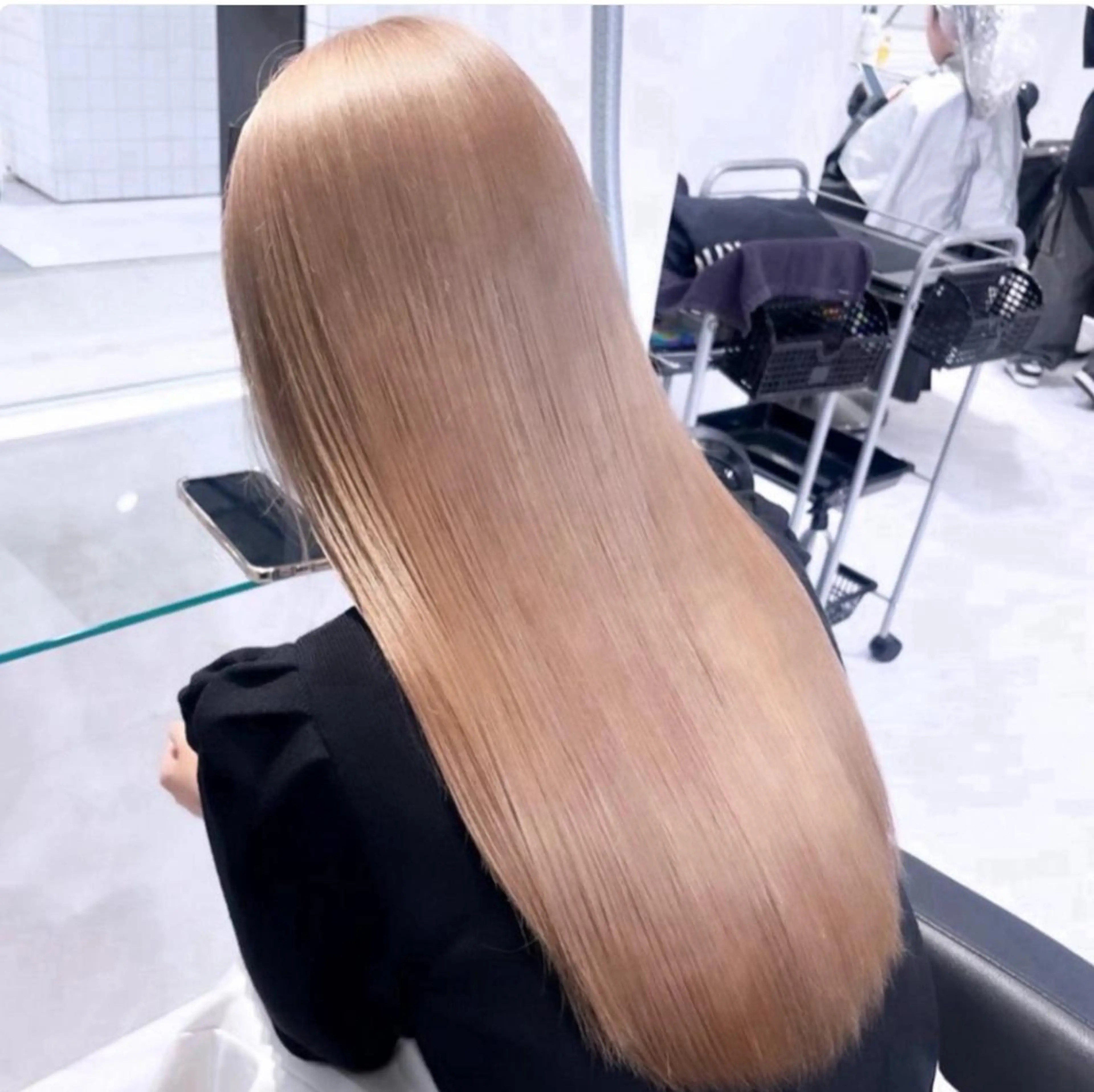 カラー ヘアカラー トリートメント ヘッドスパ ヘアセット 横浜駅/ナチュラル 韓国🫧透明感🌿✨のヘアスタイル