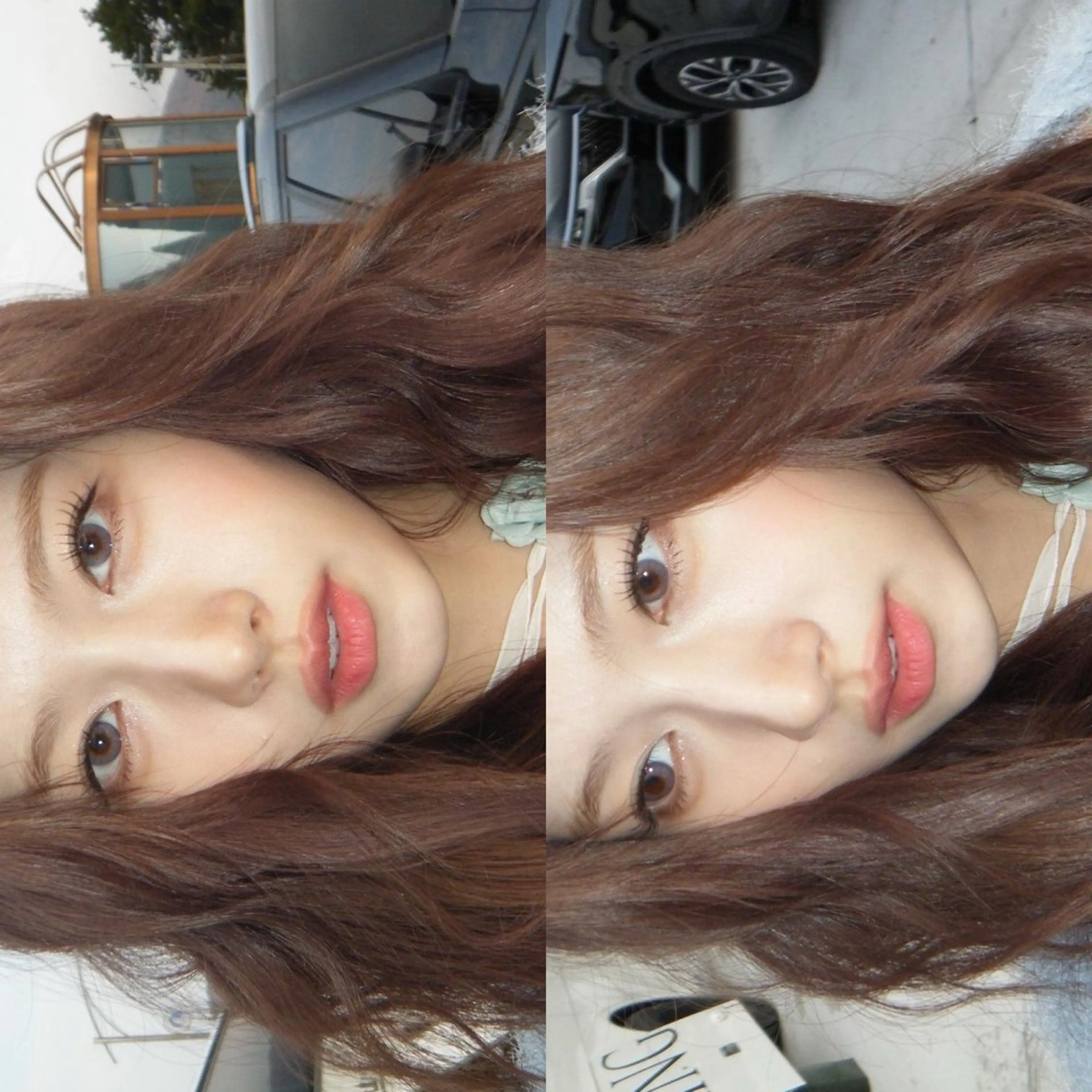 ロング カラー 💖大人韓国ヘア💖 韓国艶カラー【銀座】のヘアスタイル