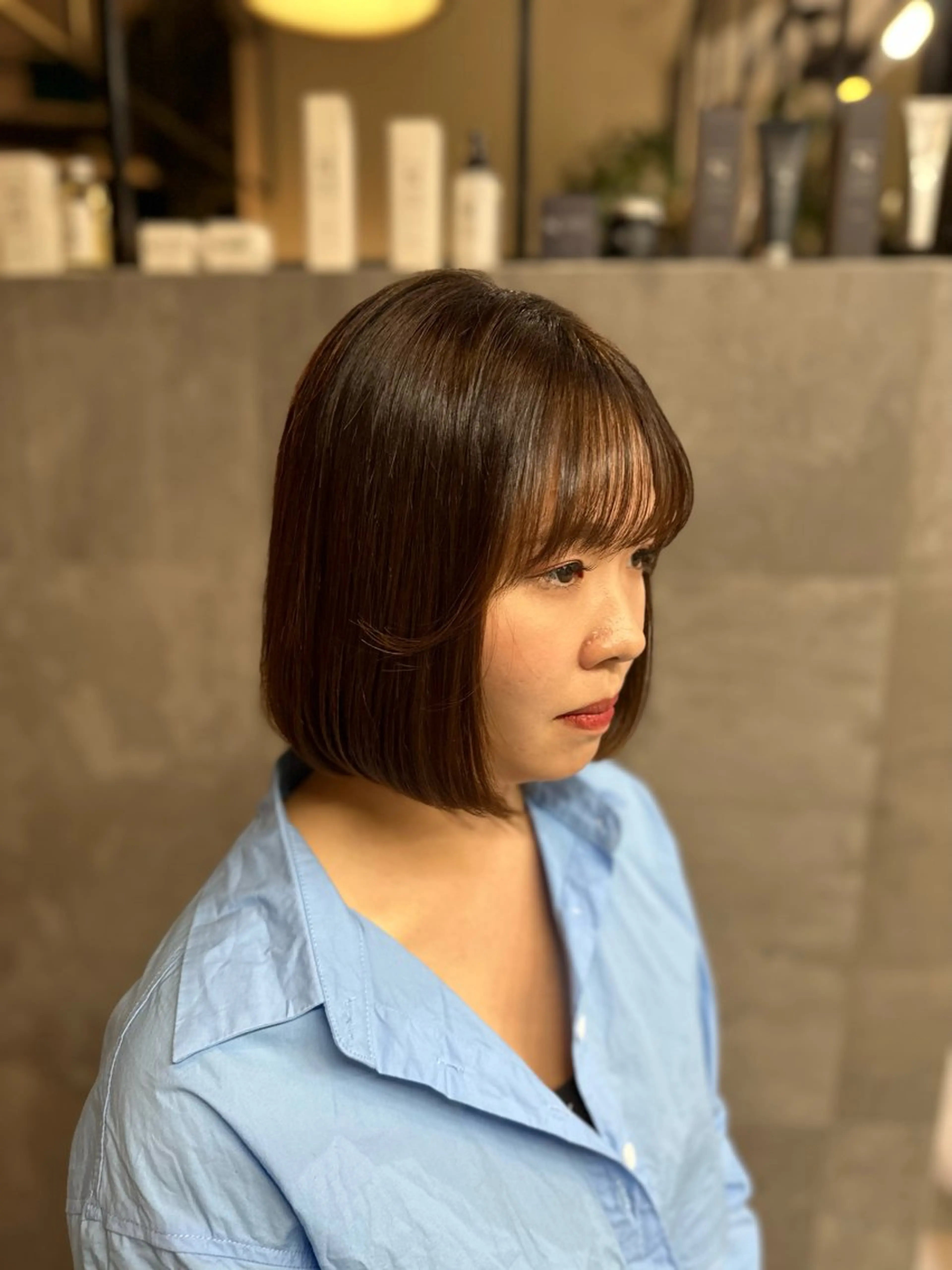 ショート ボブ 縮毛矯正 hair  circus所属・三好 羽美のヘアスタイル