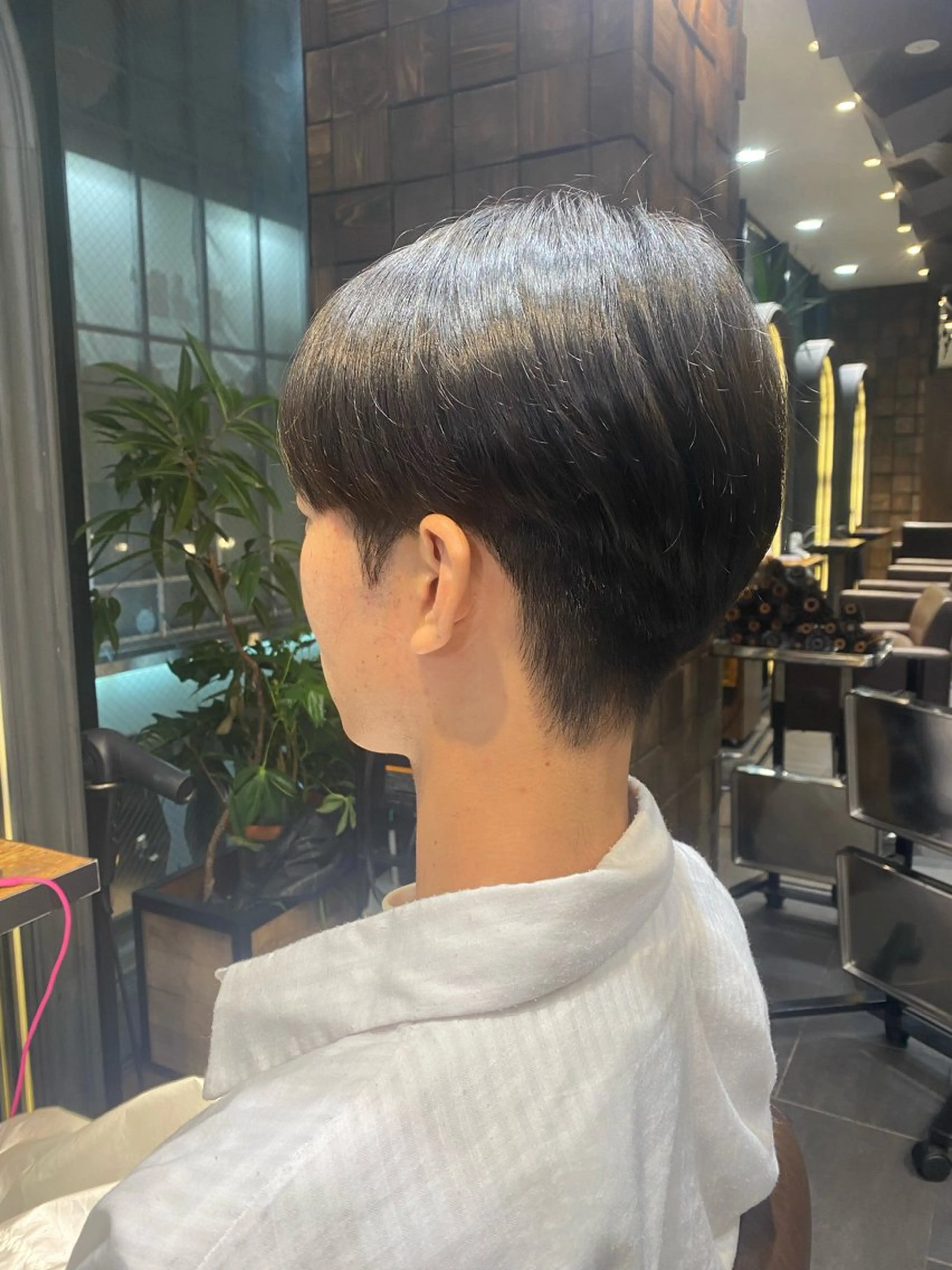 パーマ メンズ マッシュ 縮毛矯正 韓国ヘア/銀座/艶髪 /MINX/ウチダのヘアスタイル