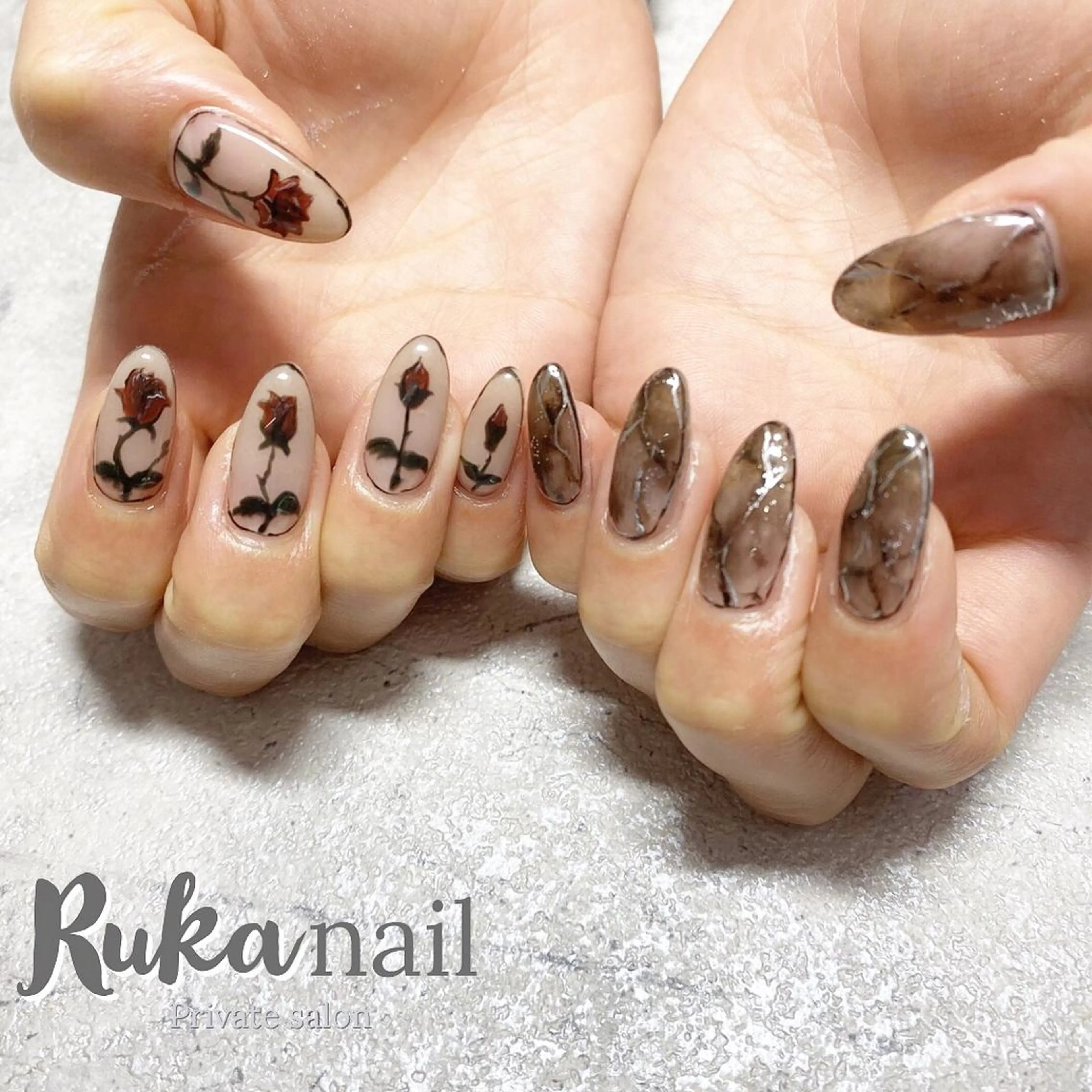 ネイル 丸川 遥のネイルデザイン