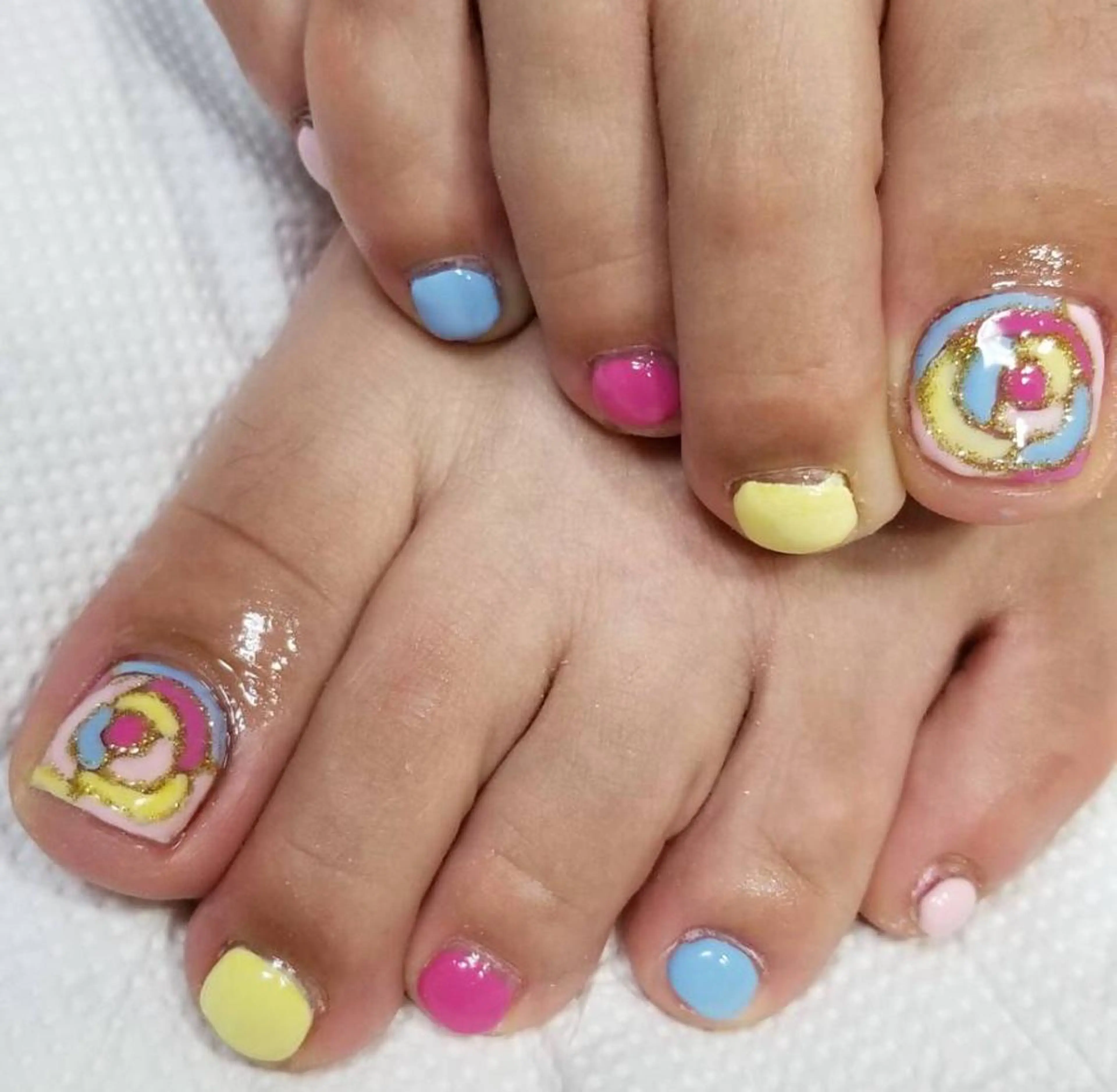 ネイル フットネイル 中谷 亜佑美のネイルデザイン