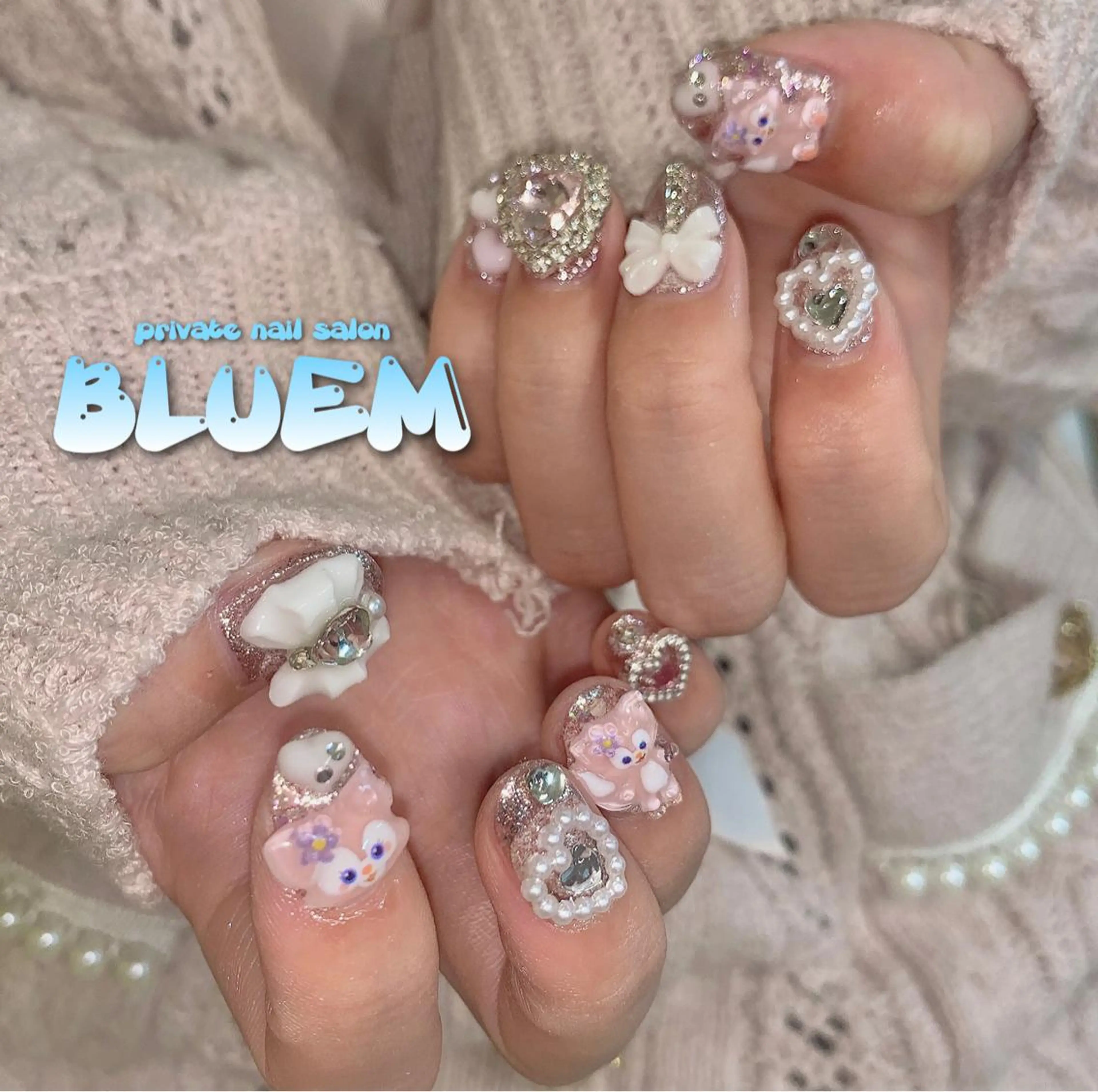 ネイル ハンドネイル BLUEM なな🐶のネイルデザイン