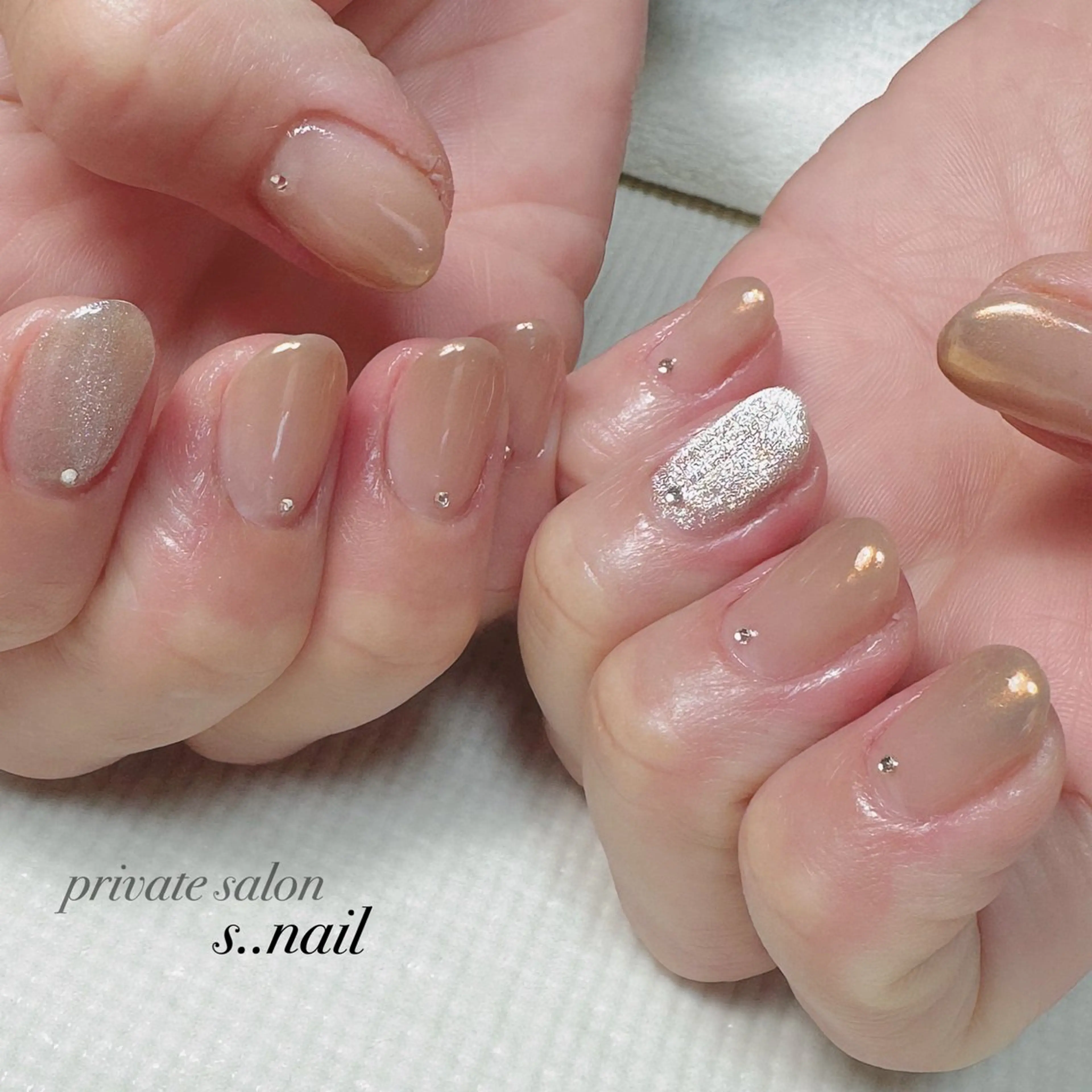 ネイル ミラーネイル ハンドネイル フットネイル s..nail / MORITAのネイルデザイン