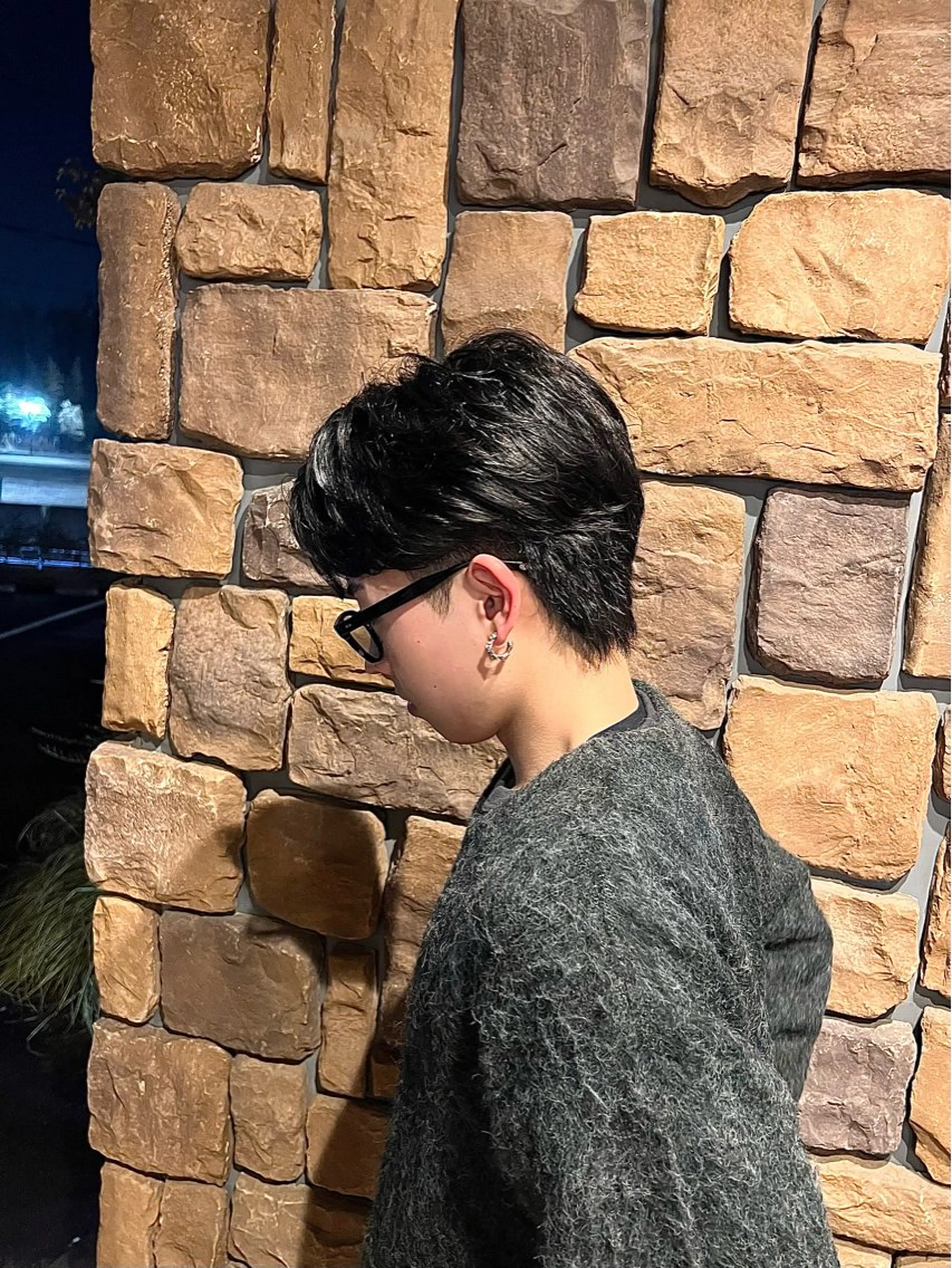 パーマ メンズ フェザーパーマ メンズパーマ 美容室 Luccica HAWAII所属・ミディアム/ボブ/ Shukaのヘアスタイル