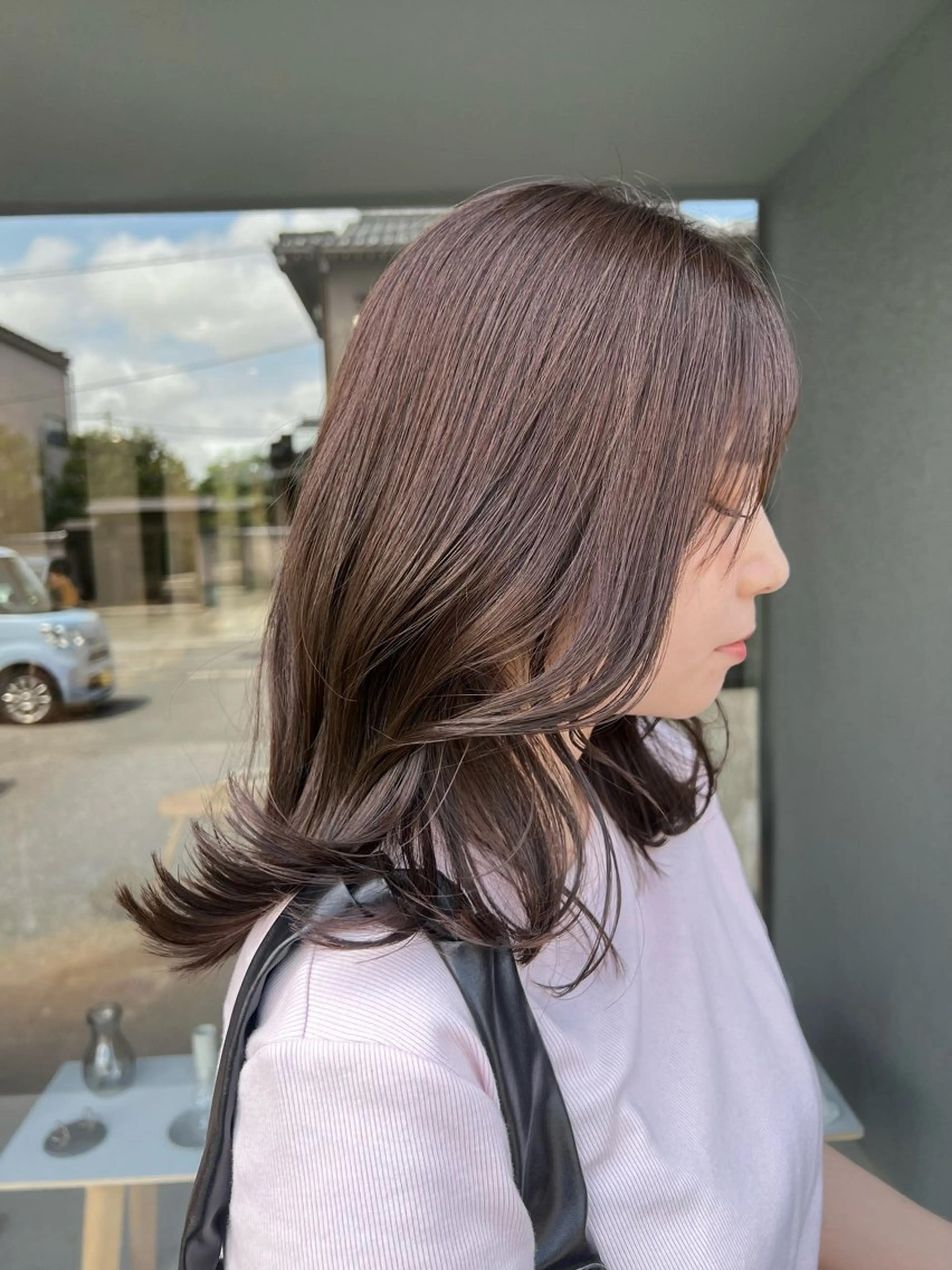 似合わせカット+カラーの写真