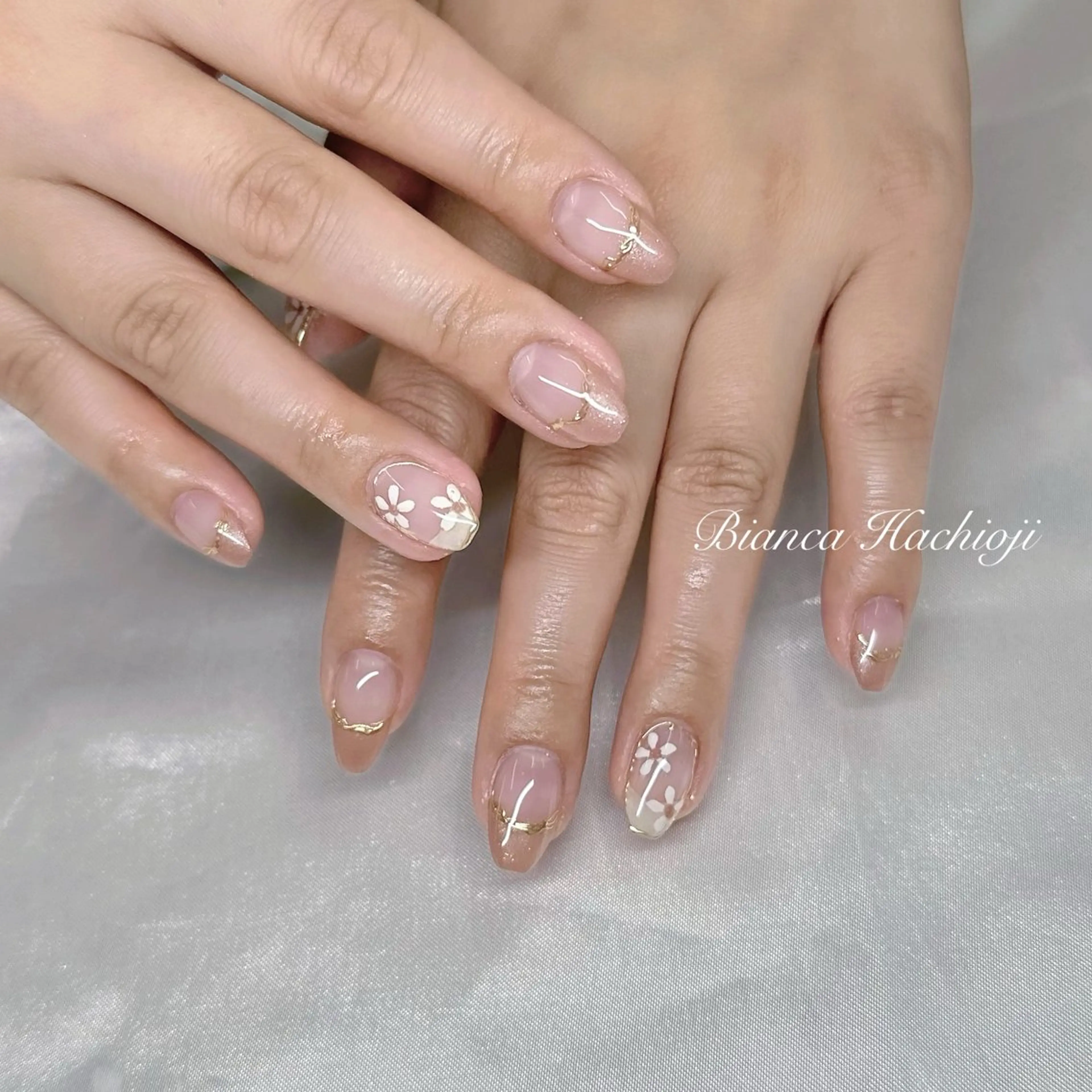 ネイル ハンドネイル Bianca🦋 AIRAのネイルデザイン