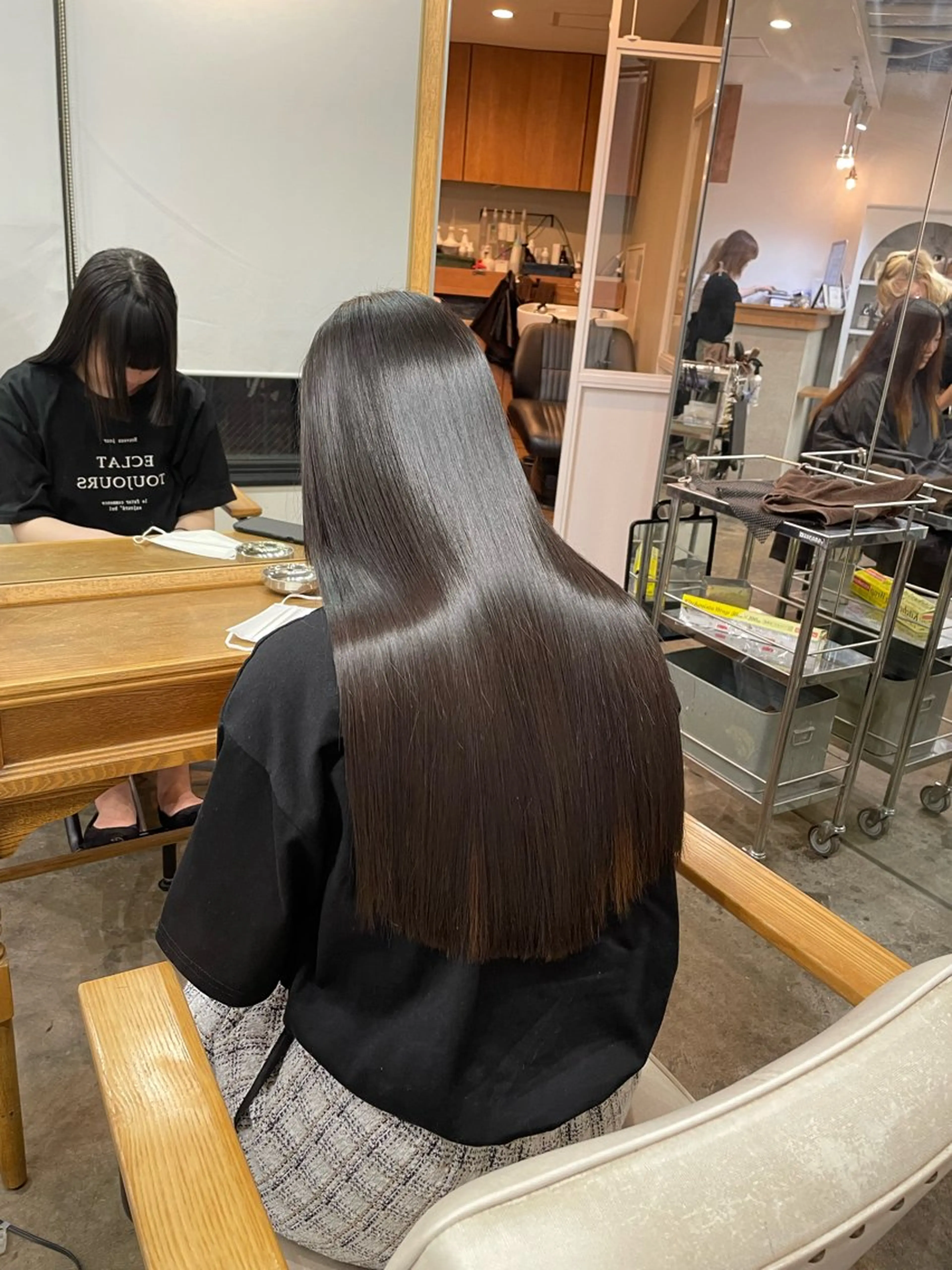 ロング タマシロカリン /カットモデル❤️のヘアスタイル