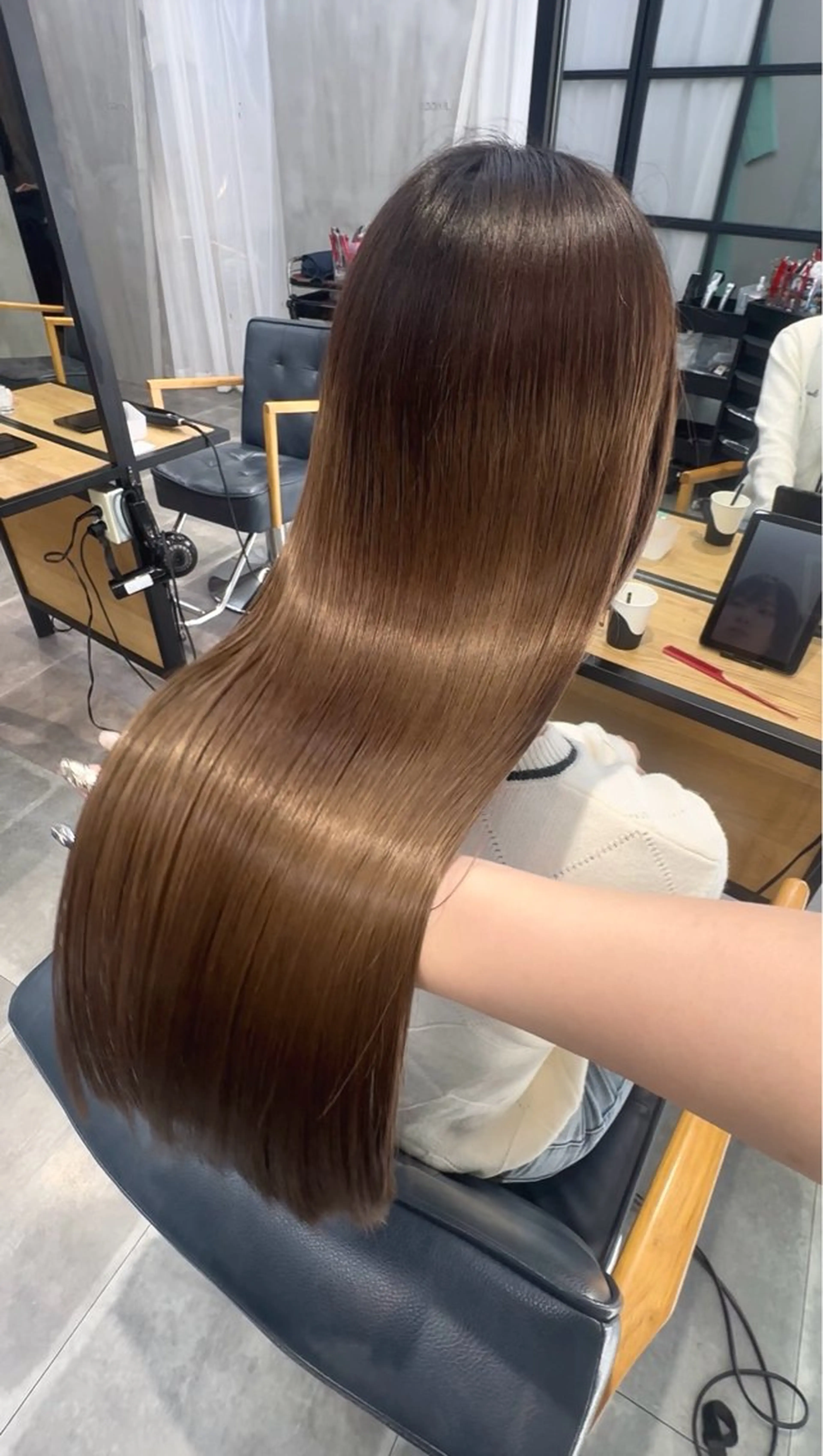 ロング カラー トリートメント ︎︎カイ ミズキ 🐰𝜗𝜚のヘアスタイル