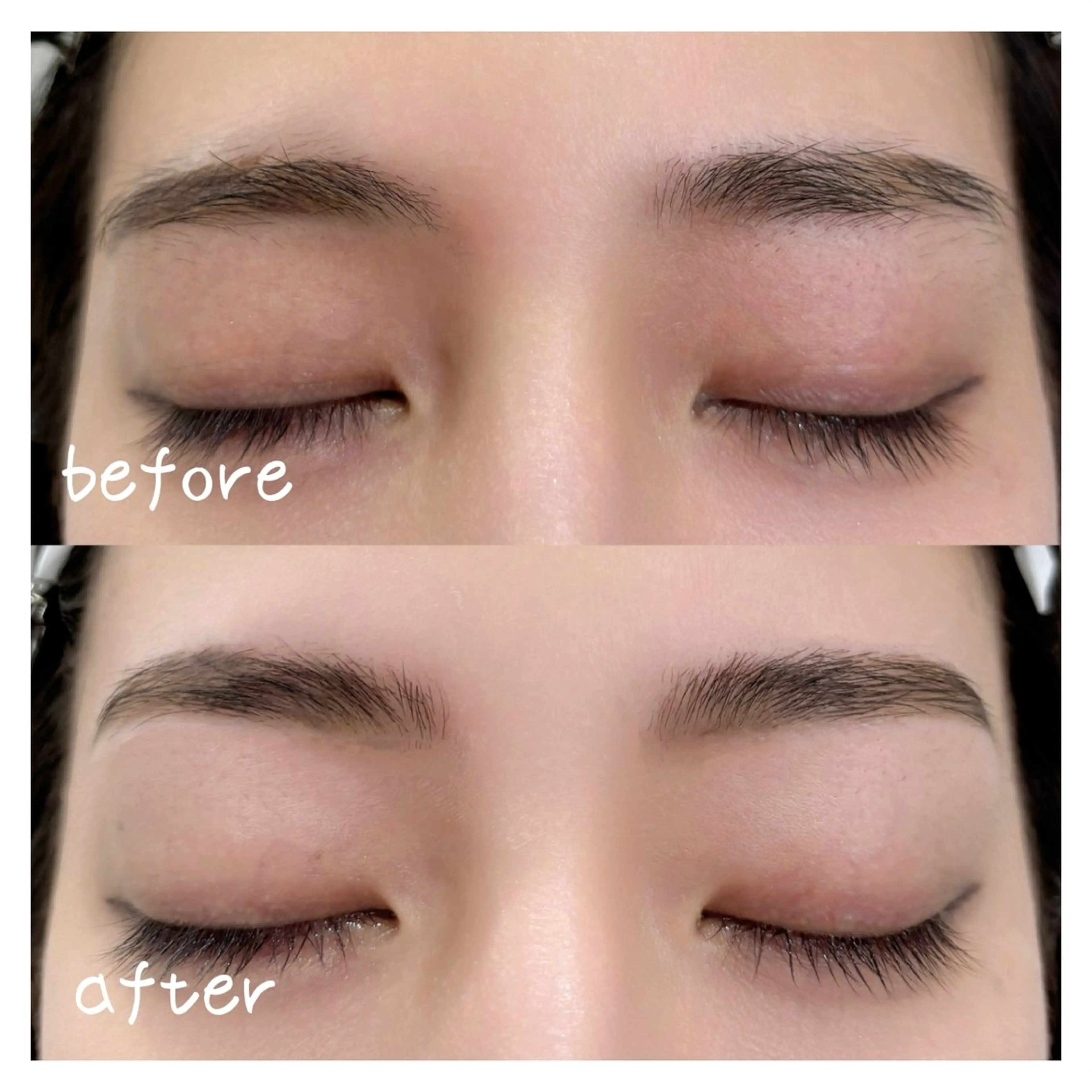 🩵ハリウッドブロウ🩵ご新規様限定‼️2.3週間自己処理なしでお越し下さい※お手洗いは女性専用の写真