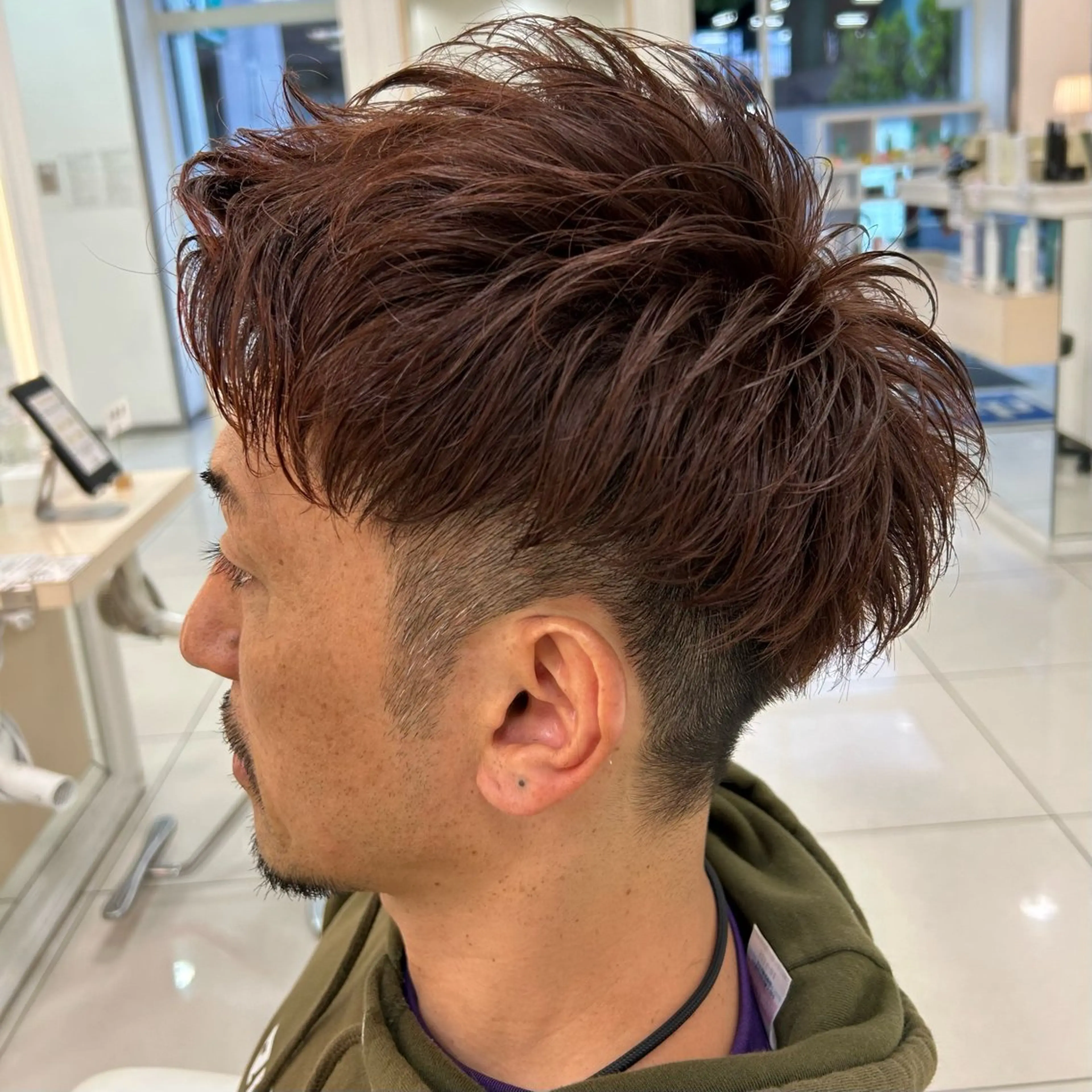 ✂️ 【最高級🌏】メンズカット＋カラー＋N.トリートメント＋眉カット＋30分スパ✨《頭皮ケア＆ツヤ髪コース💆‍♂️》の写真