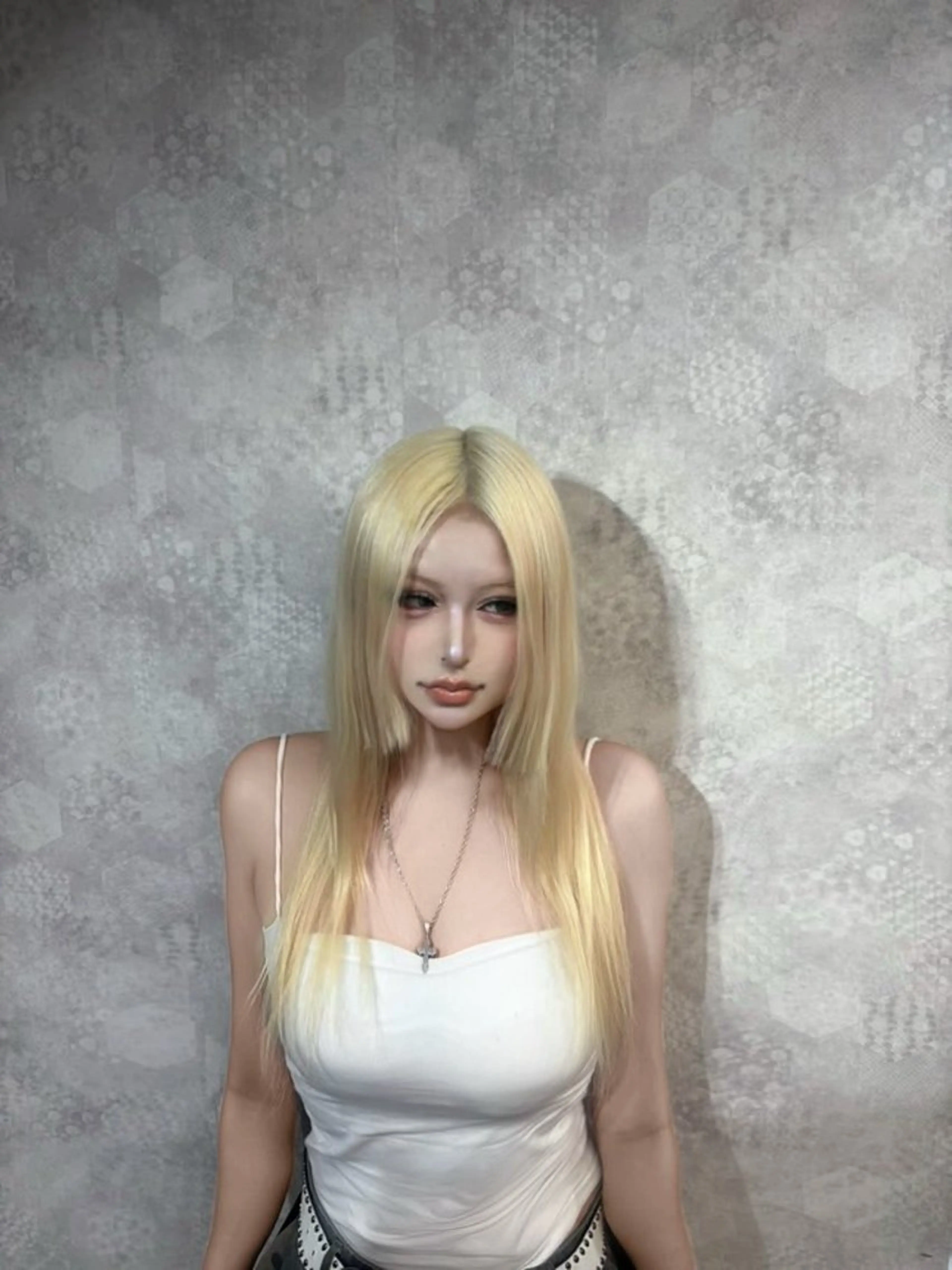 カラー ヘアカラー トリートメント ハイトーン/ギャル No.1/ルイヤのヘアスタイル