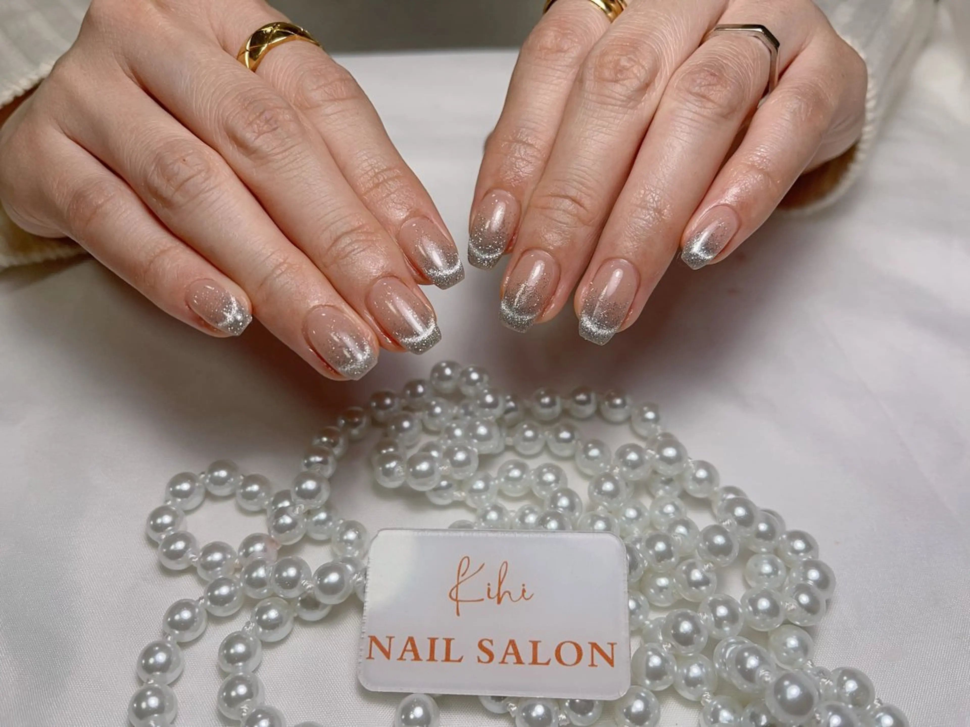 ネイル アートネイル フレンチネイル ジェルネイル グラデーション 韓国ネイル ハンドネイル ハンドケア さくら💮💮 【オフ無料】のネイルデザイン