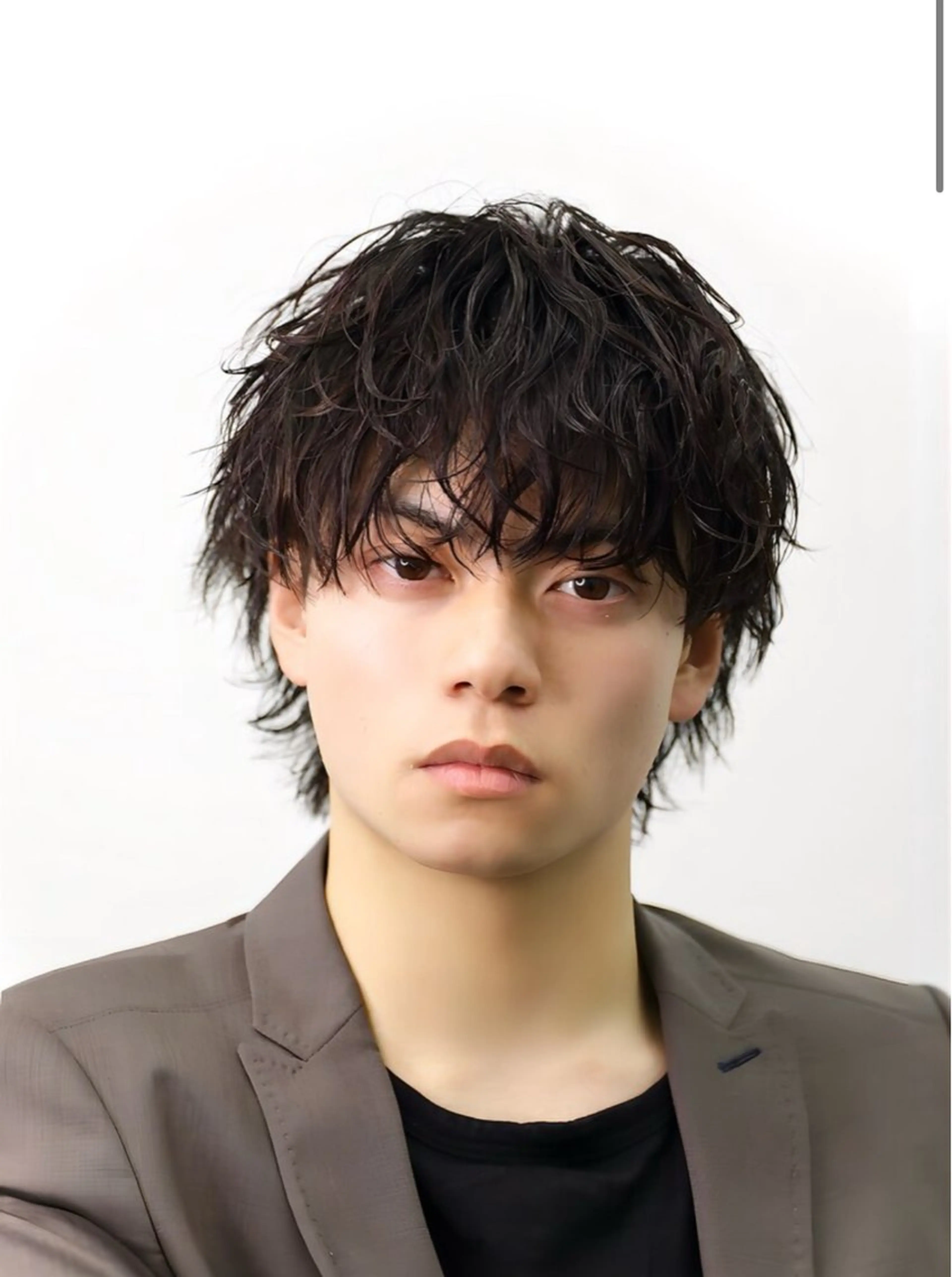 ショート パーマ メンズ マッシュ メンズパーマ 似合わせカット カット パーマ ヘアセット ACES所属・メンズカット職人/ モテ髪/たくみのヘアスタイル