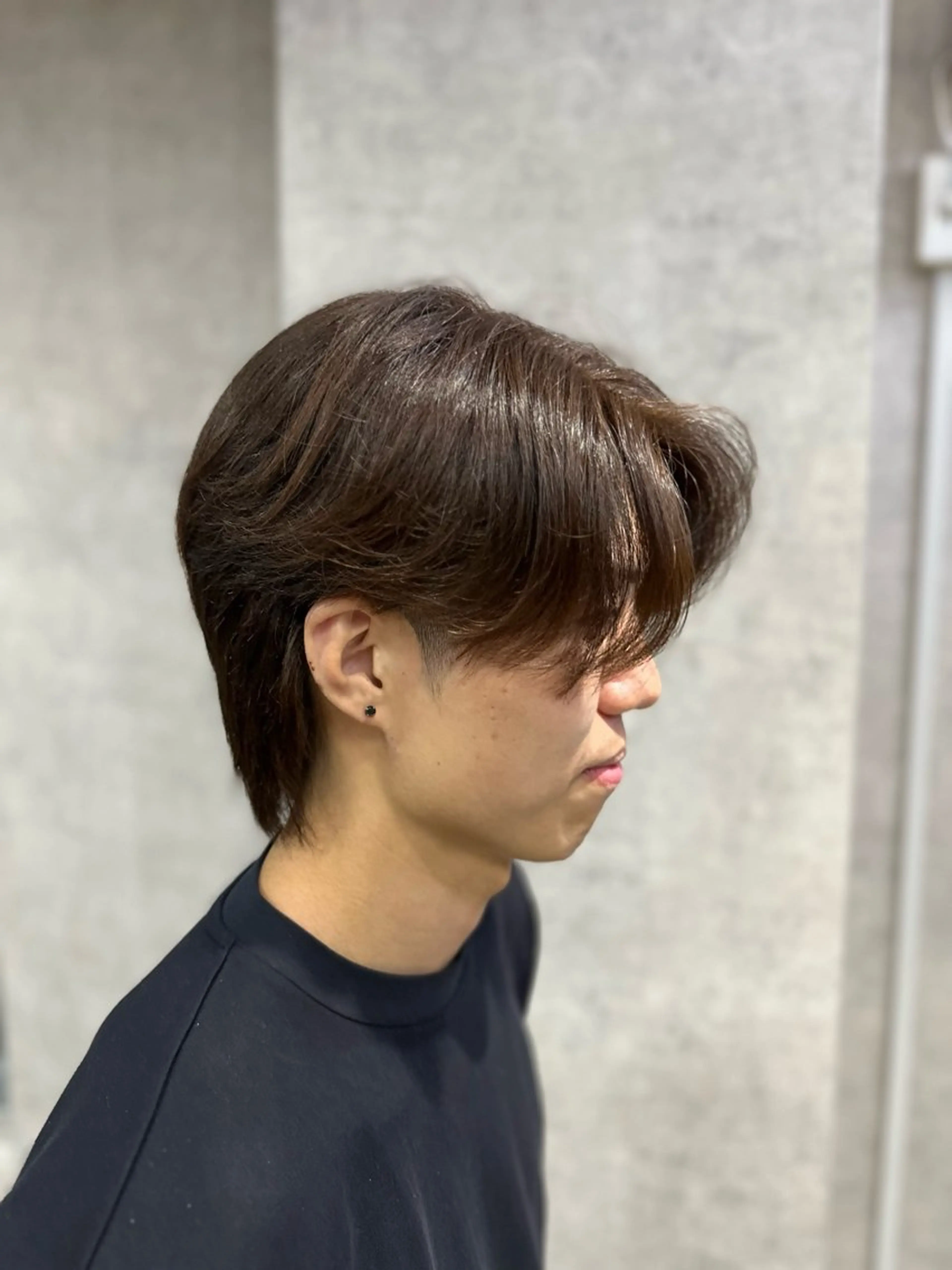 カラー メンズ 飯田 晟恭のヘアスタイル