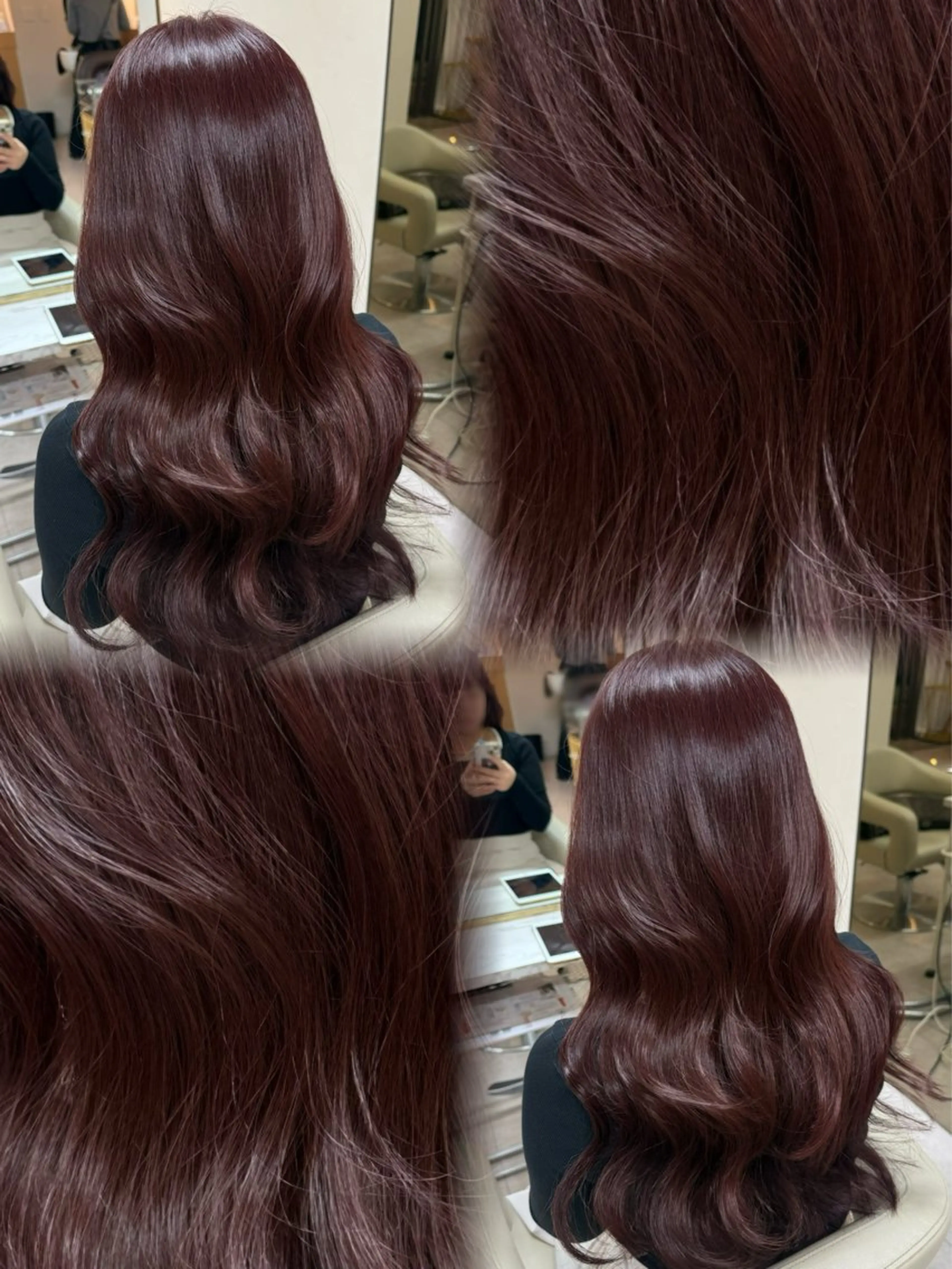 ロング カラー カット ヘアカラー トリートメント ♡韓国/レイヤー カット/Ayana♡のヘアスタイル