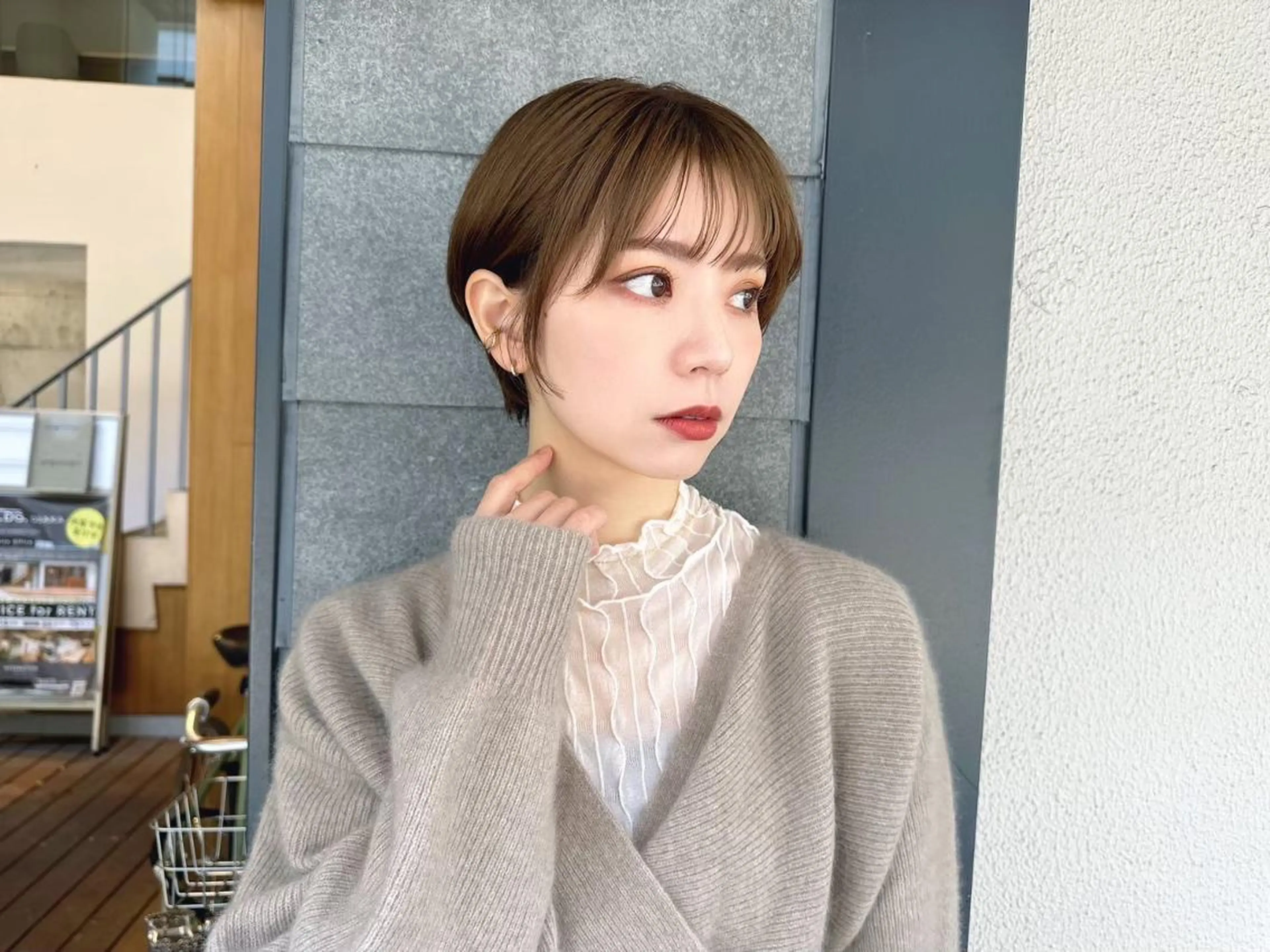 ショート Rubikなかもず タケウチのヘアスタイル