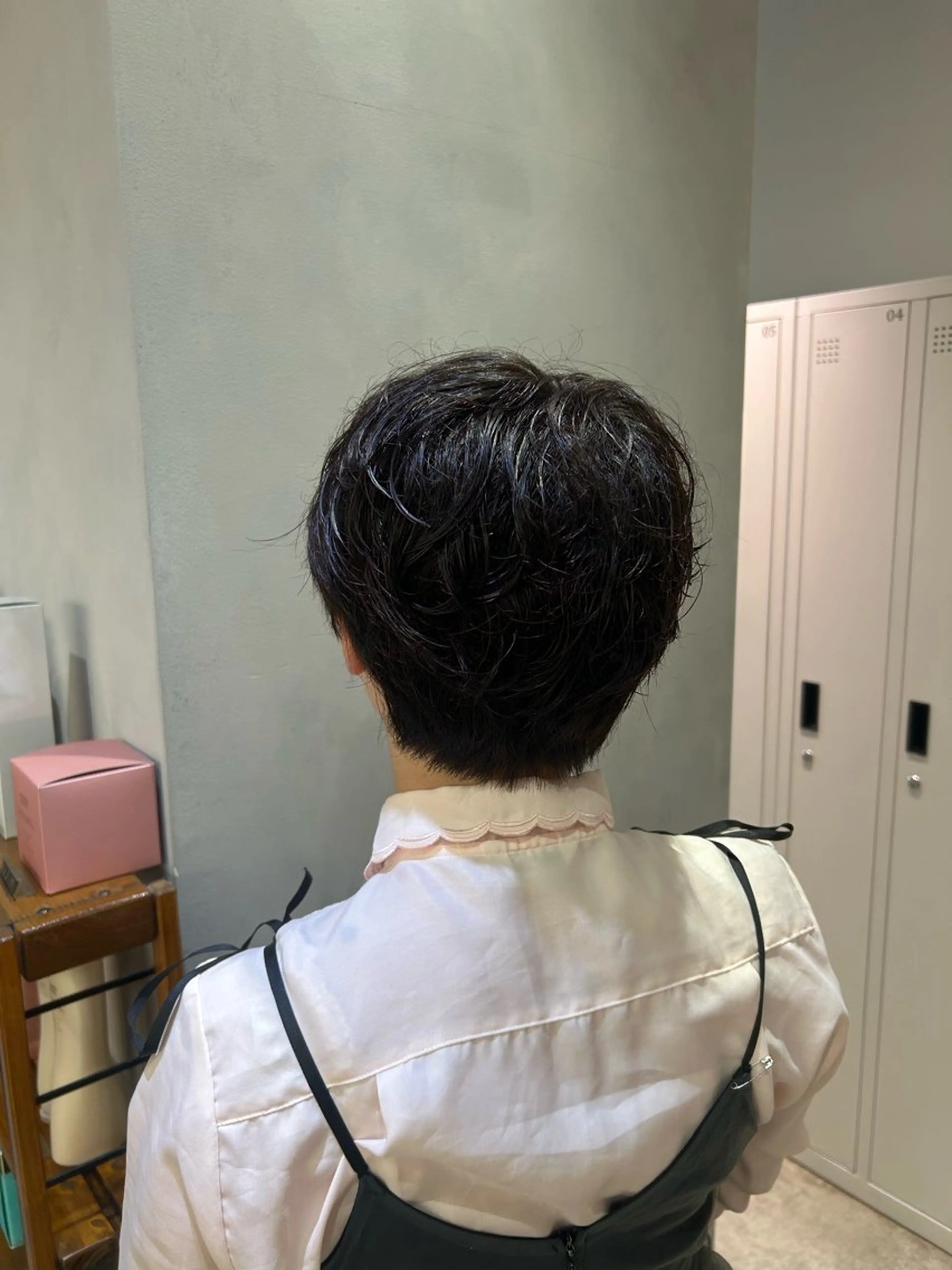 ショート カラー パーマ ここな Un amiのヘアスタイル