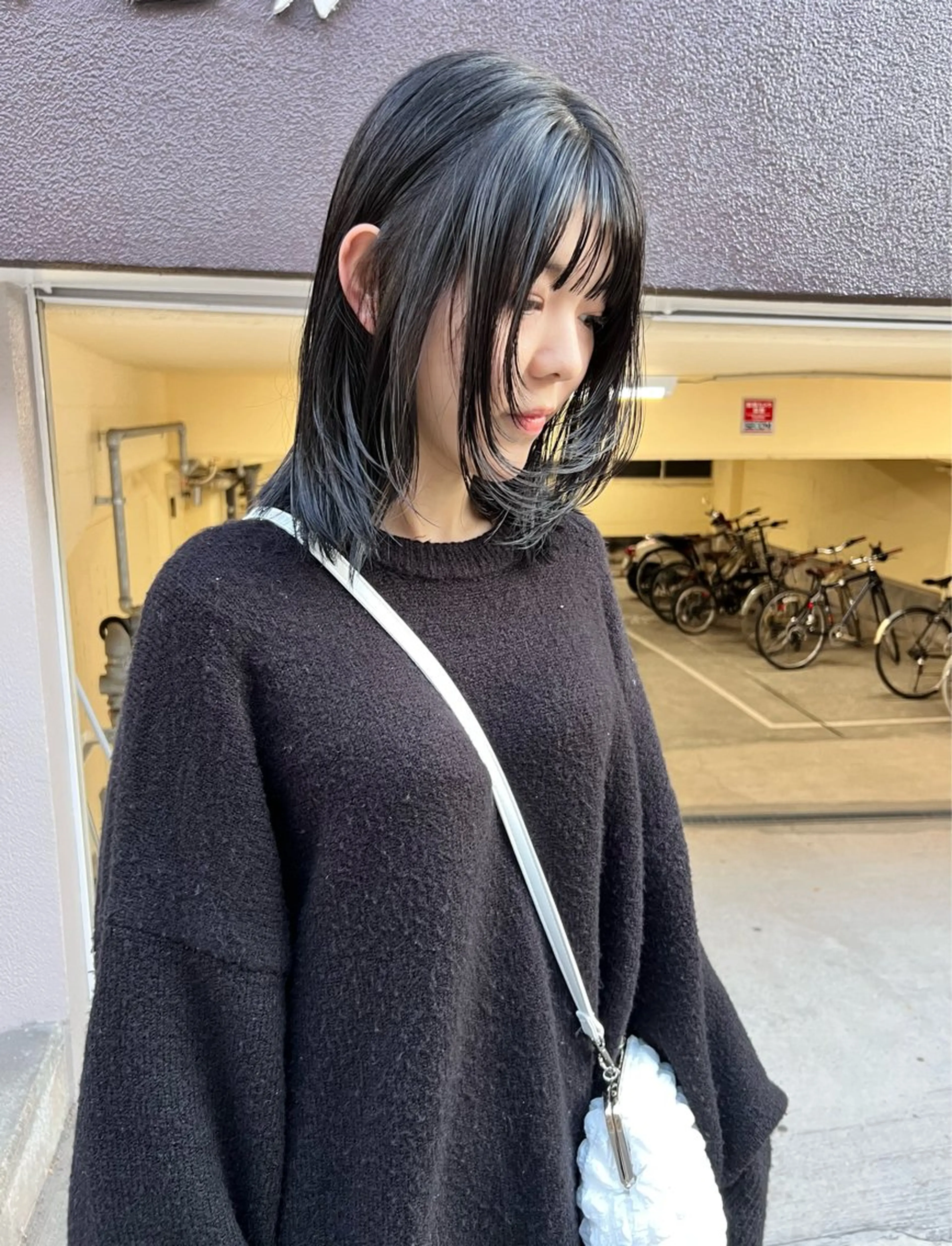 ミディアム カラー カット ヘアカラー トリートメント 樫原裕二 /柔らかいカラーのヘアスタイル