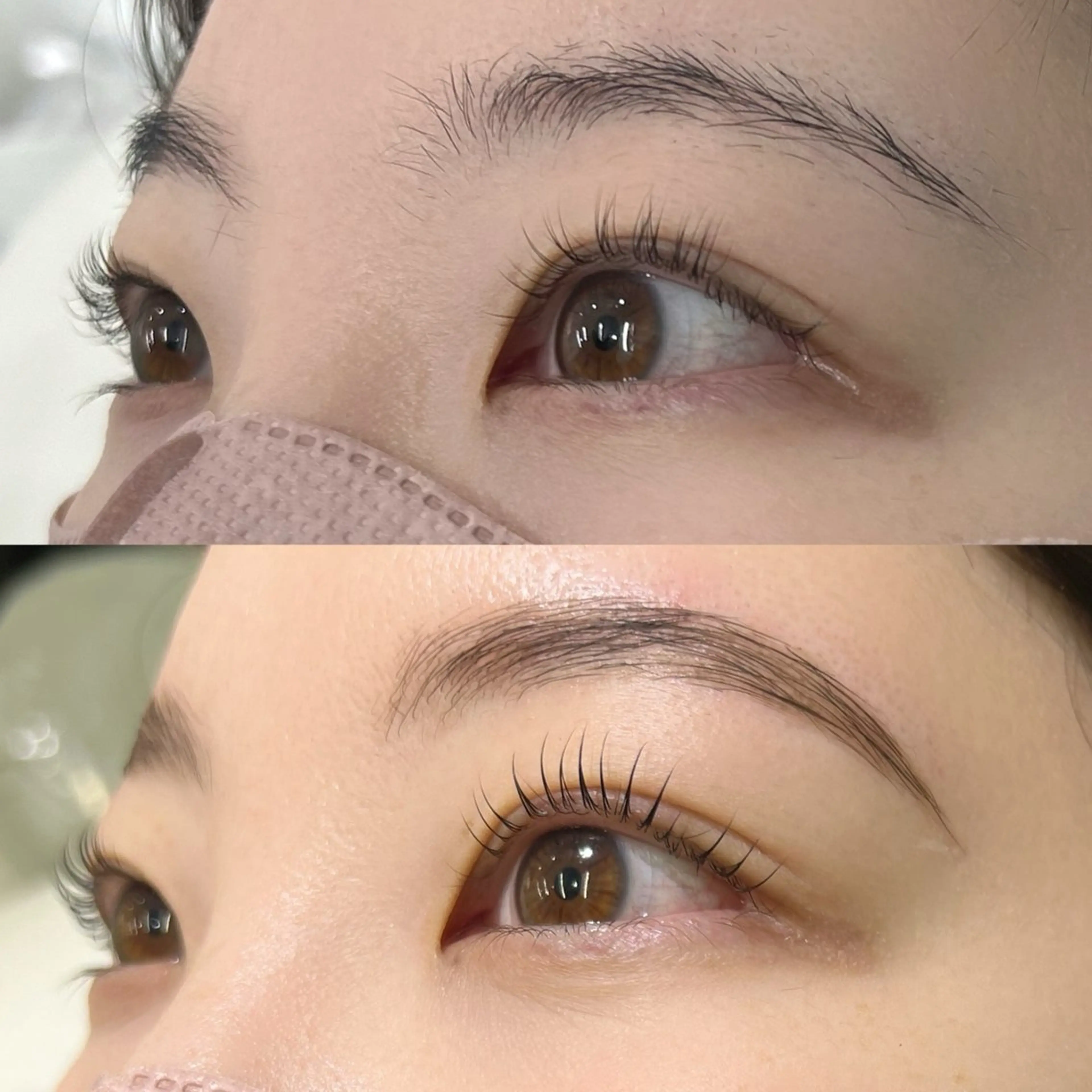 アイブロウ ハリウッドブロウリフト マツパ 【O's】米野木店 原田のマツエク・マツパデザイン