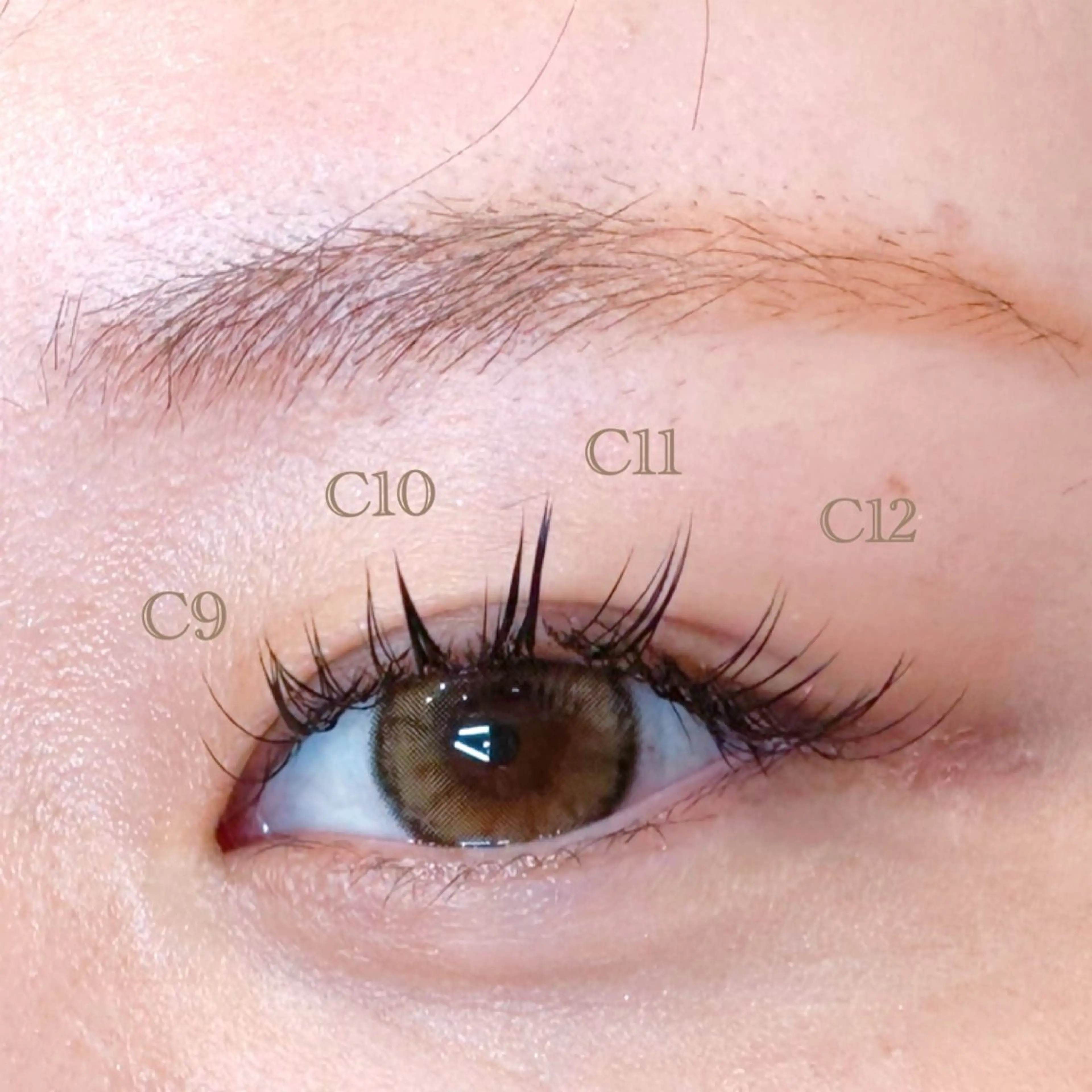 マツエク・マツパ Reciel 山下のマツエク・マツパデザイン