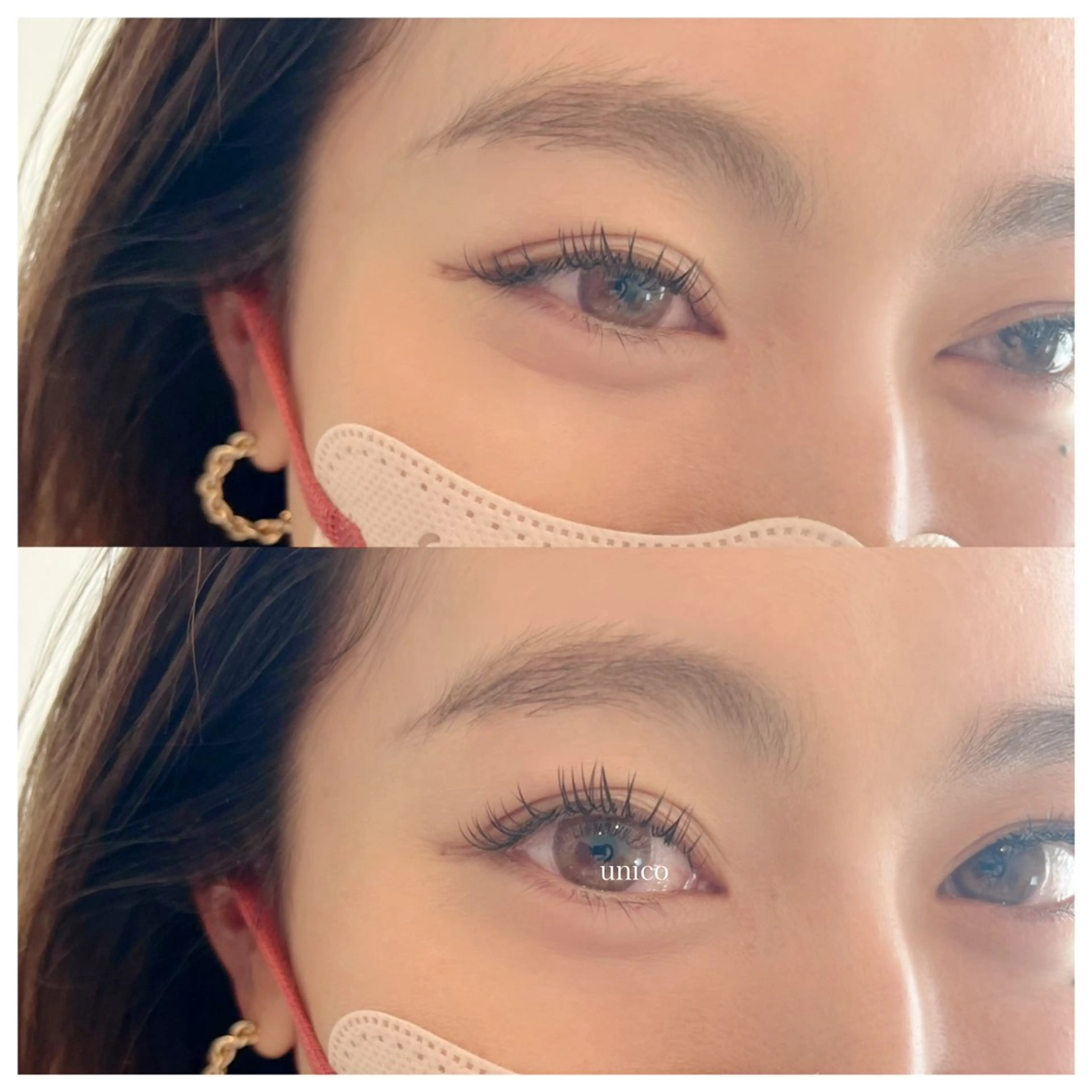 マツエク・マツパ フラットラッシュ ワンホンマツエク unico privateのマツエク・マツパデザイン