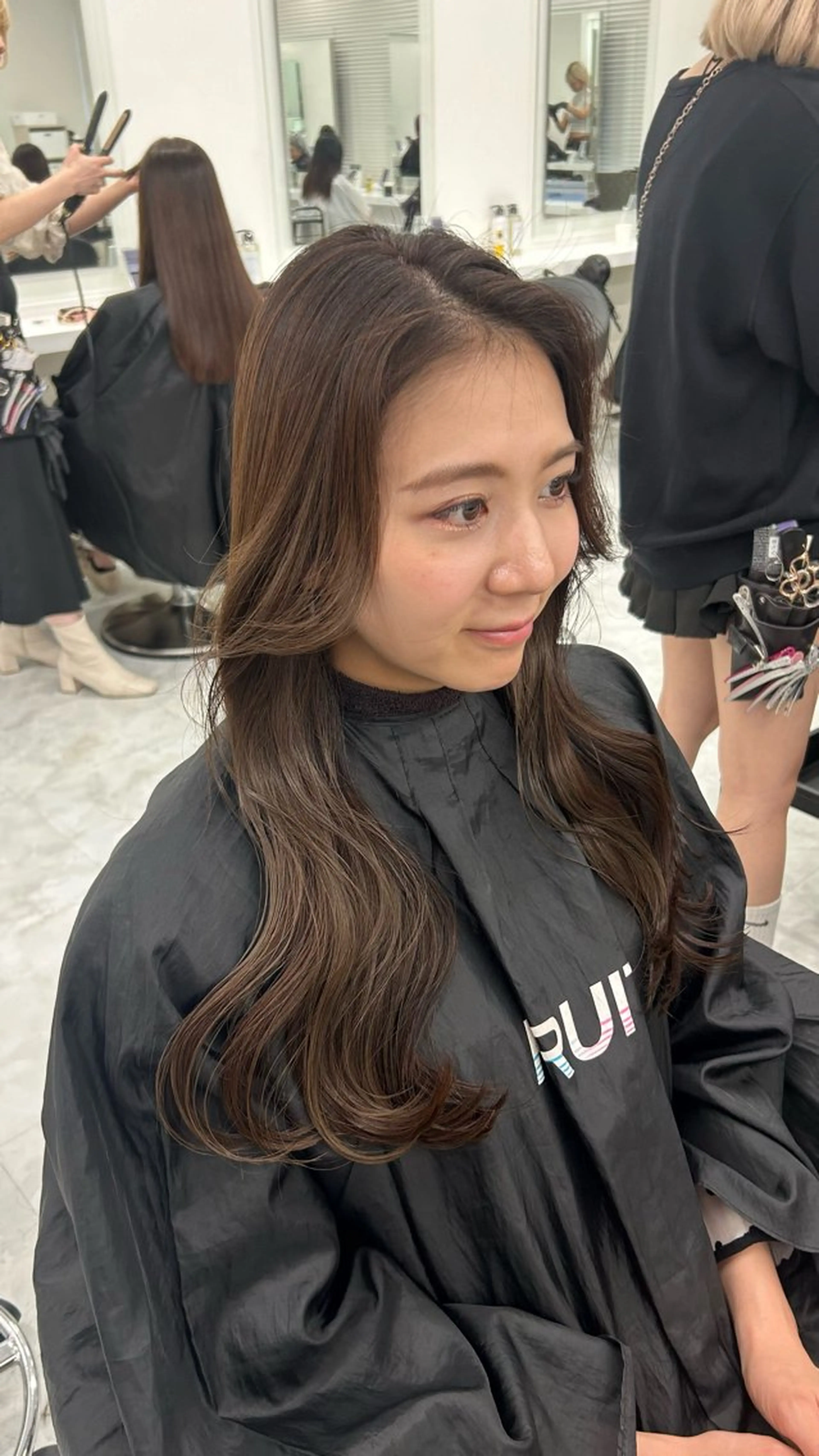 ロング カラー パーマ ヘアアレンジ メンズ キッズ カット ヘアカラー トリートメント 🩶盛れ✖️韓国ヘア 🩶Himari🎀のヘアスタイル