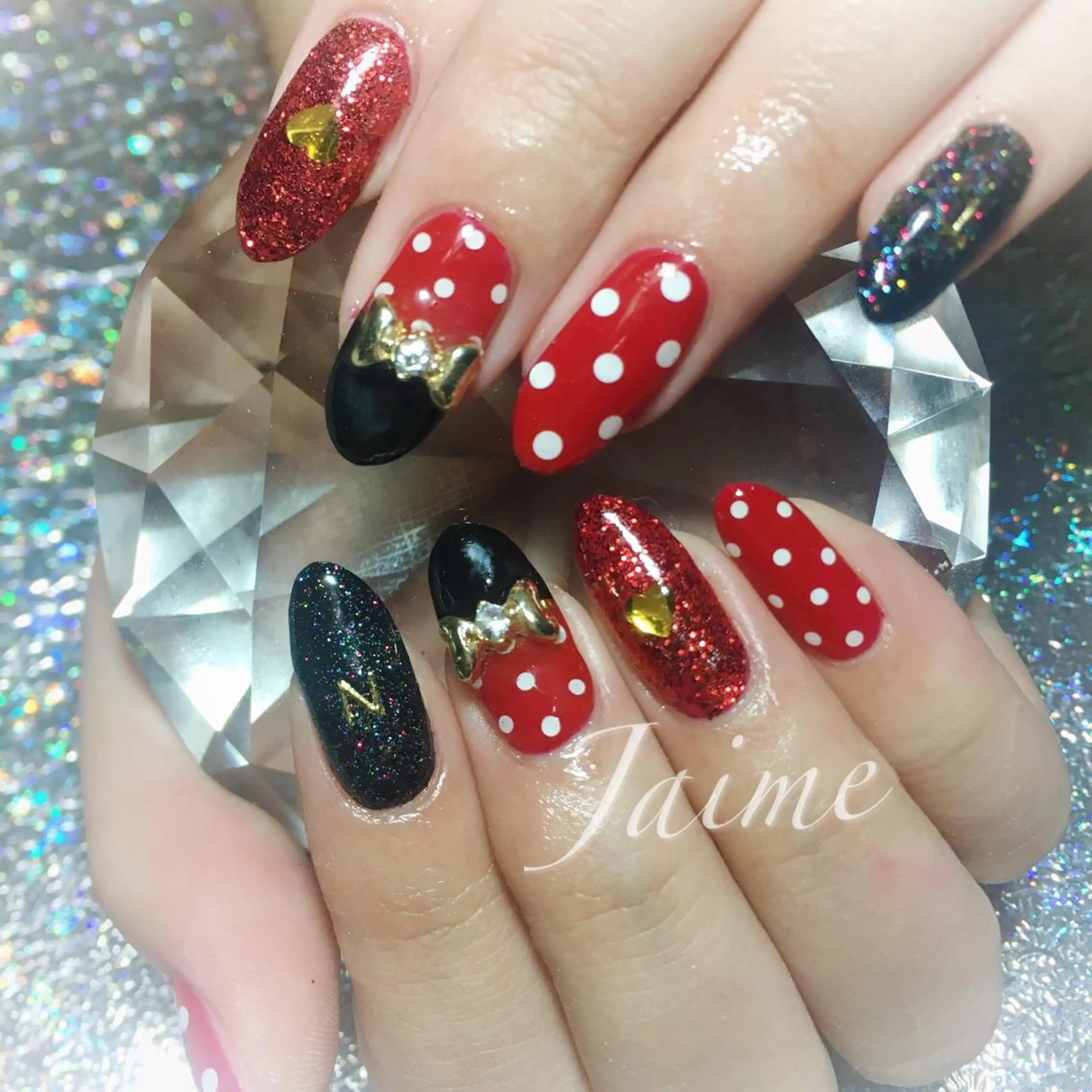 ミディアム ネイル Jaime Yuiのネイルデザイン