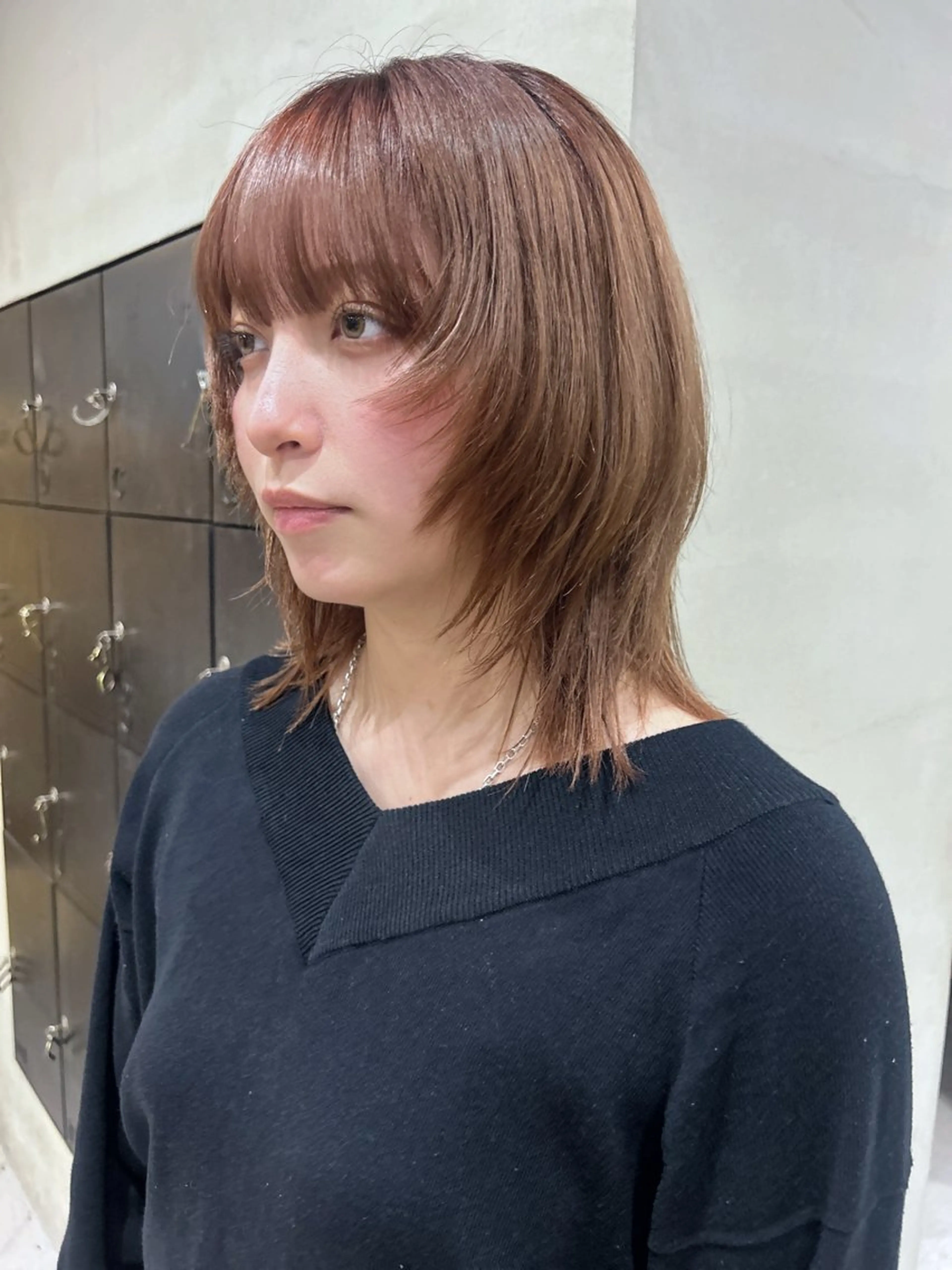 ミディアム カット kyoka/レイヤー /ハッシュカットのヘアスタイル