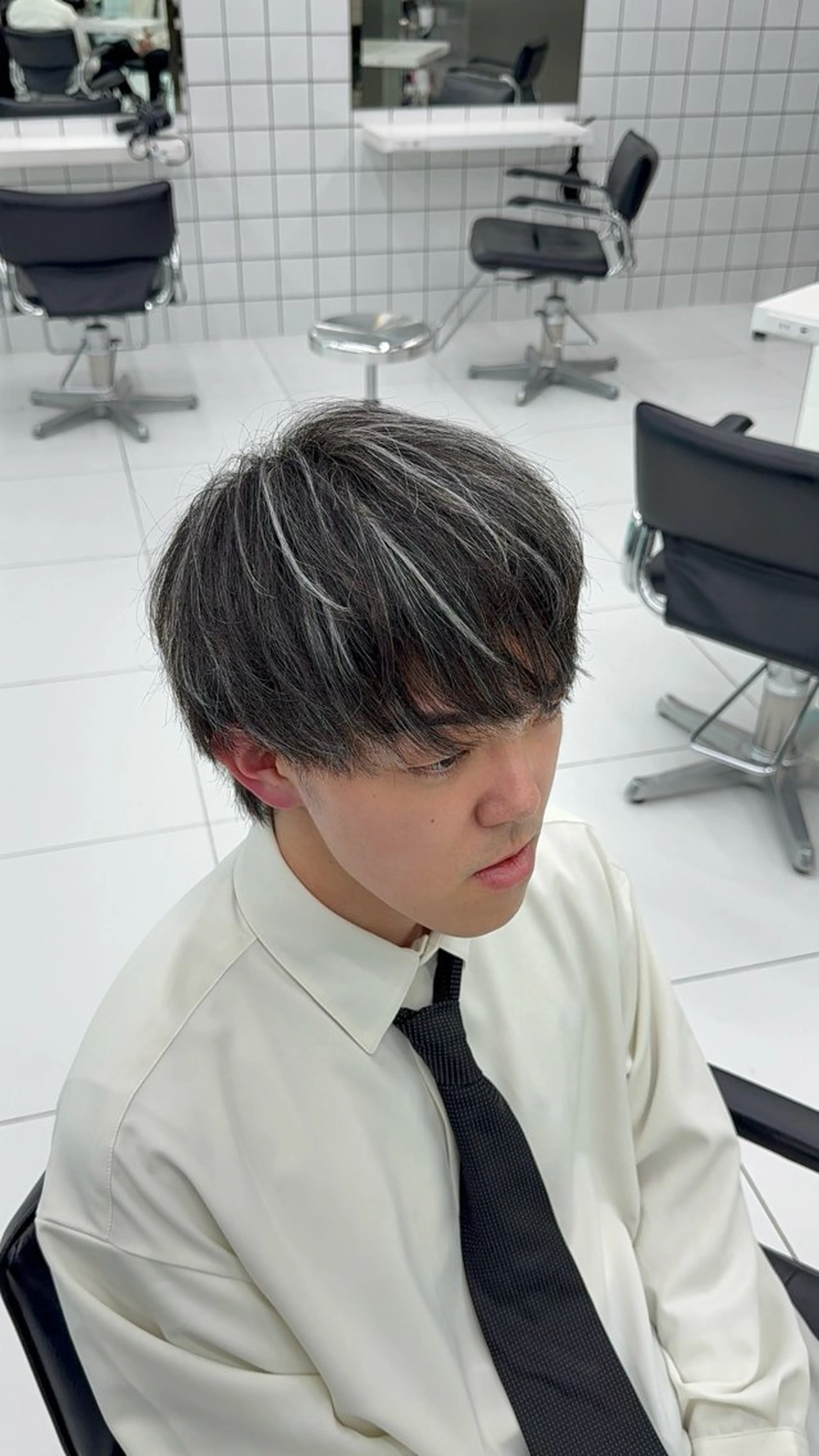 カラー メンズ メンズハイライト ハイライトカラー ヘアカラー 渋谷ブリーチカラー/ デザインカラー/優希のヘアスタイル