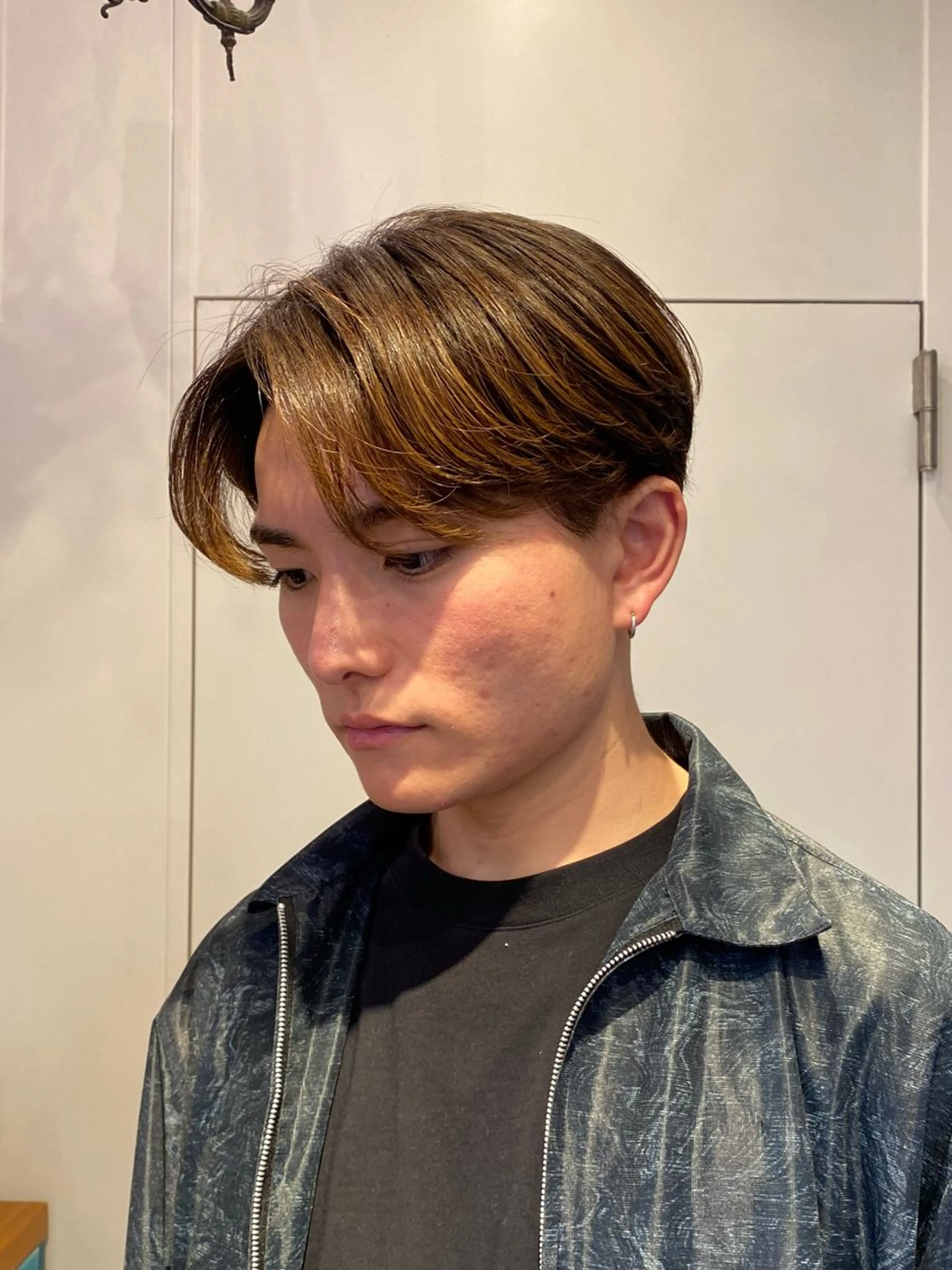 ショート メンズ カット トリートメント レイヤーボブ/ 艶カラー/サナ🌼のヘアスタイル