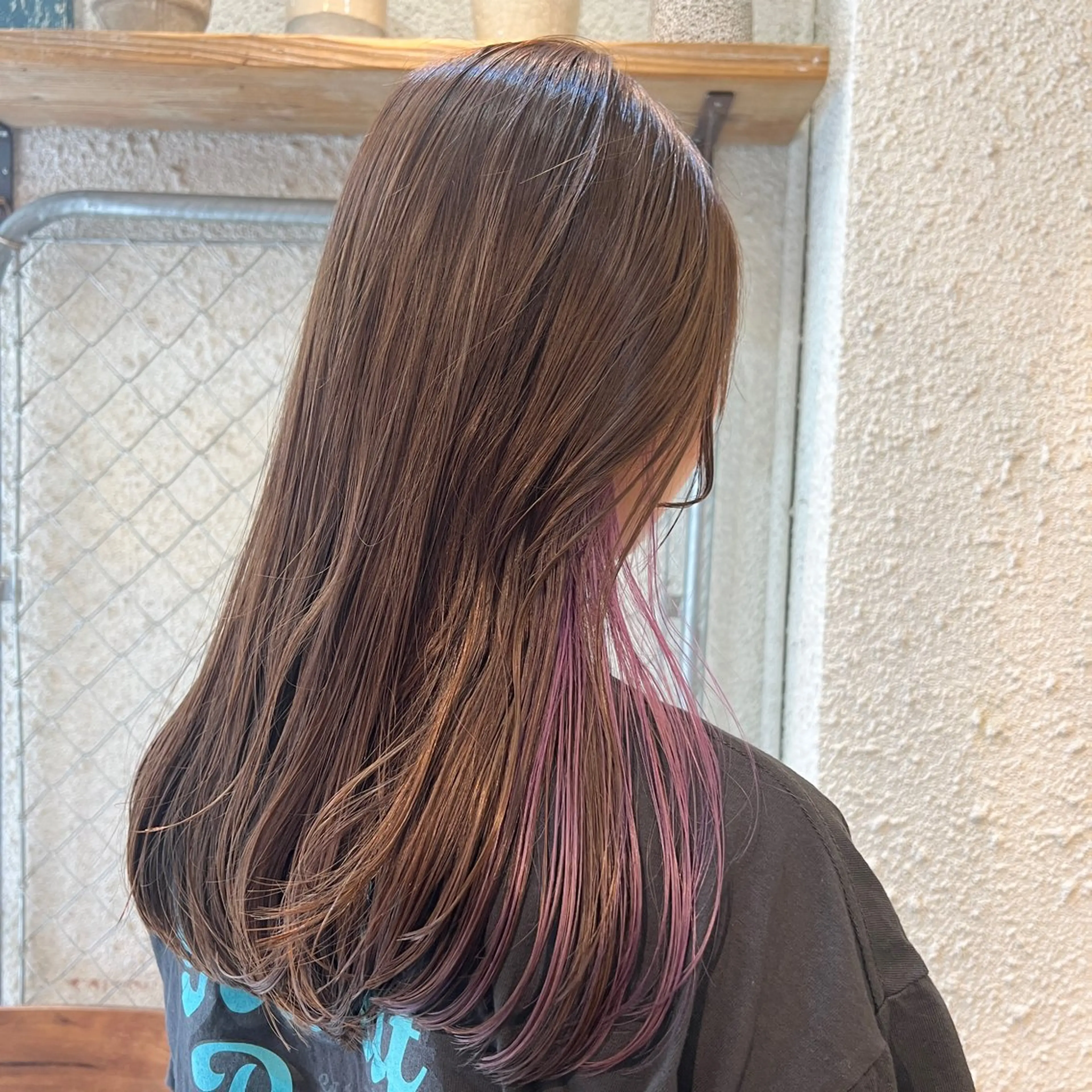 セミロング カラー ブラウンカラー パープルカラー カット ヘアカラー トリートメント ✨艶髪職人 しょうたろう✨のヘアスタイル