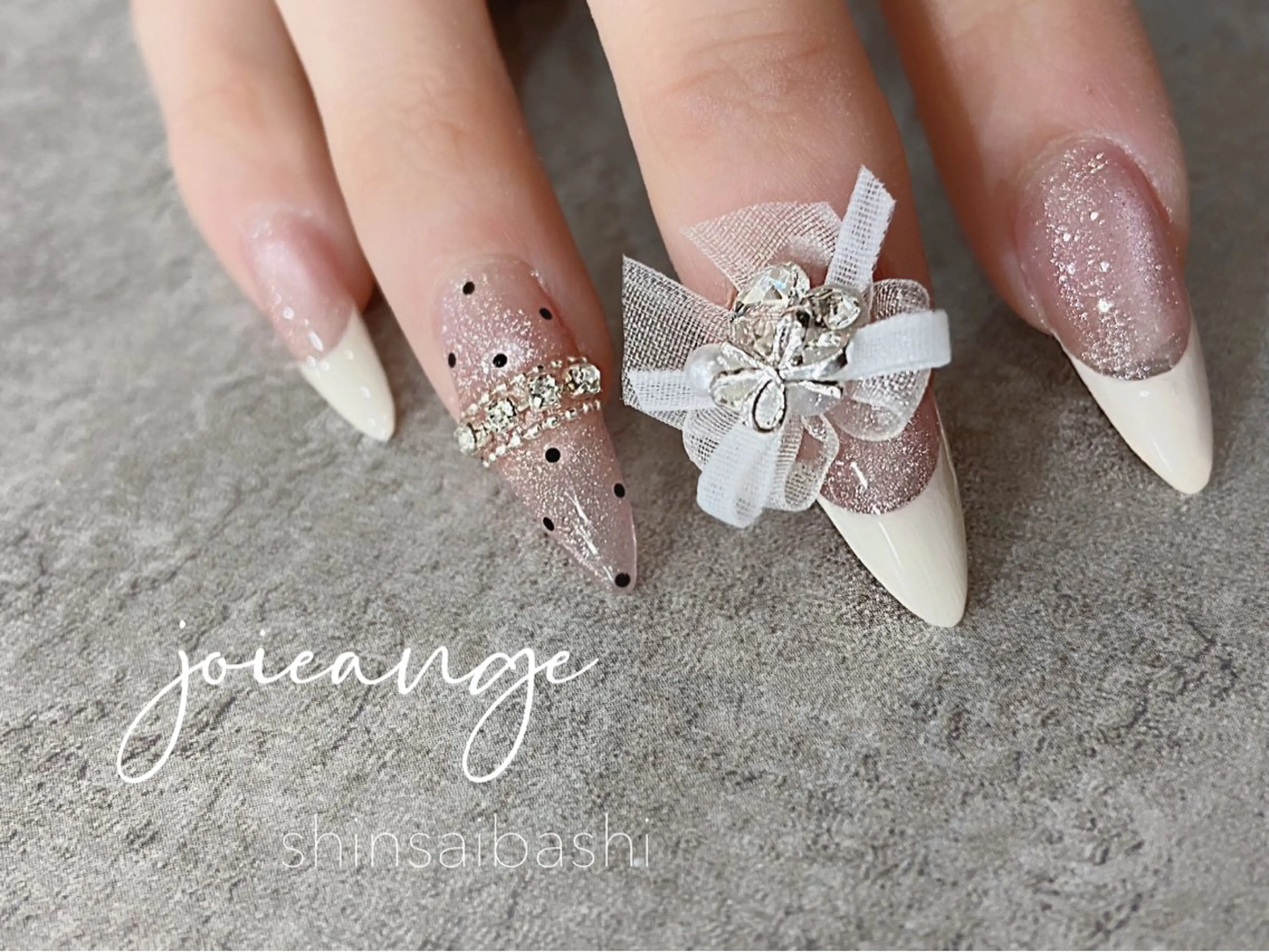 ネイル マグネットネイル 藤本joieange 心斎橋店のネイルデザイン