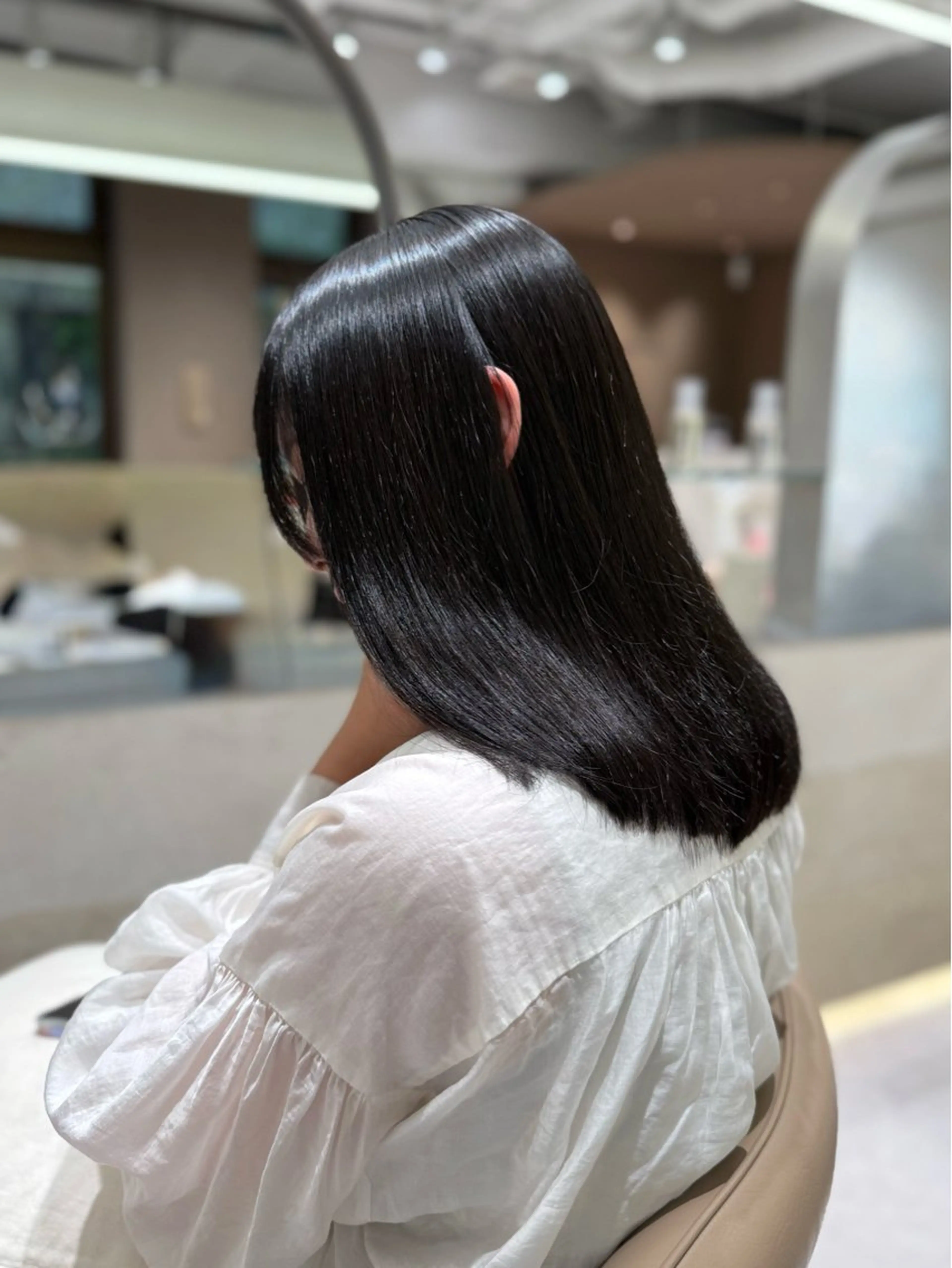 ミディアム カラー カット 縮毛矯正 トリートメント 🌟透明感カラー🌟 恵比寿/sayuのヘアスタイル