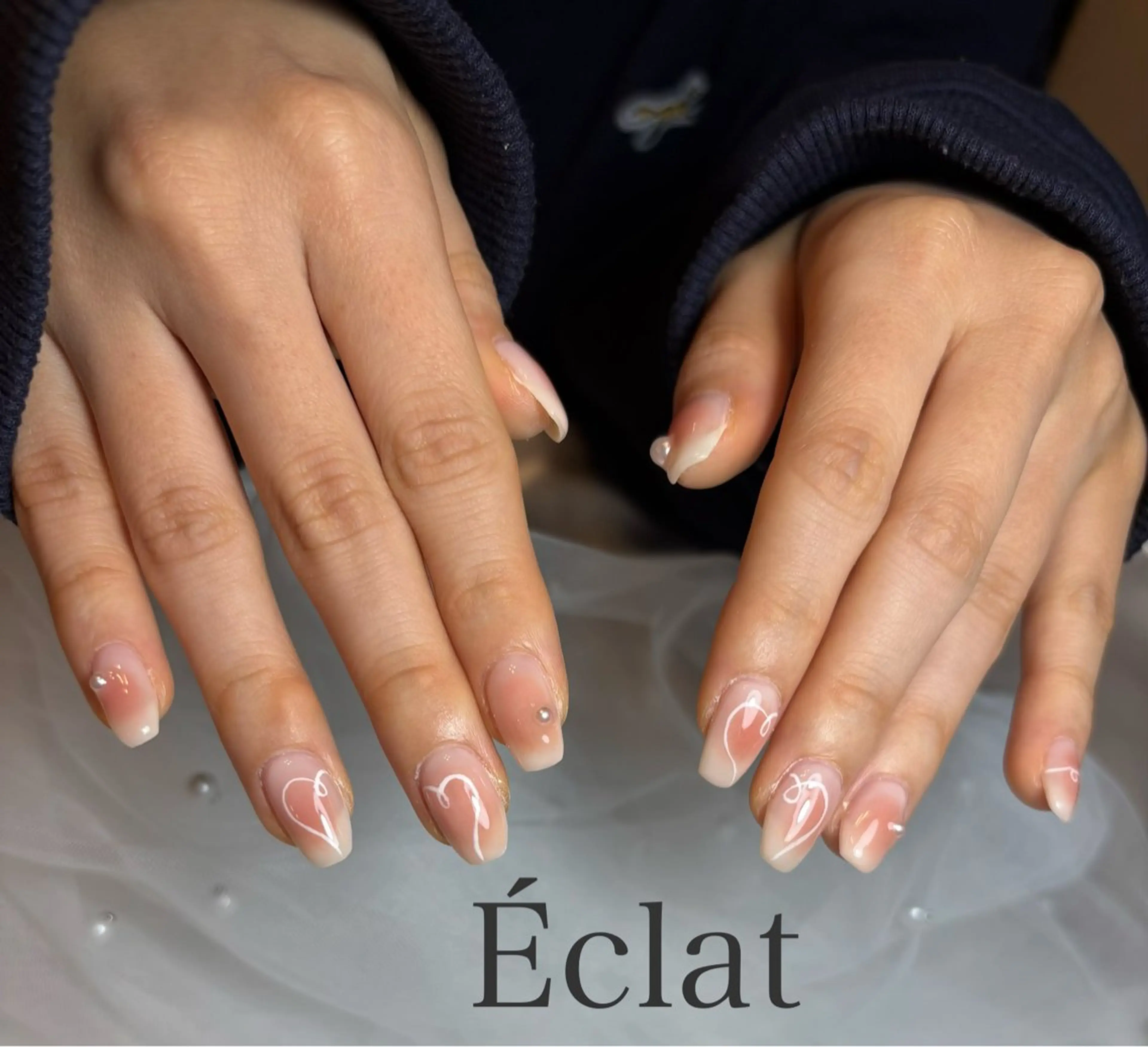 ネイル 持ち込み ハンドネイル nail salon Éclatのネイルデザイン