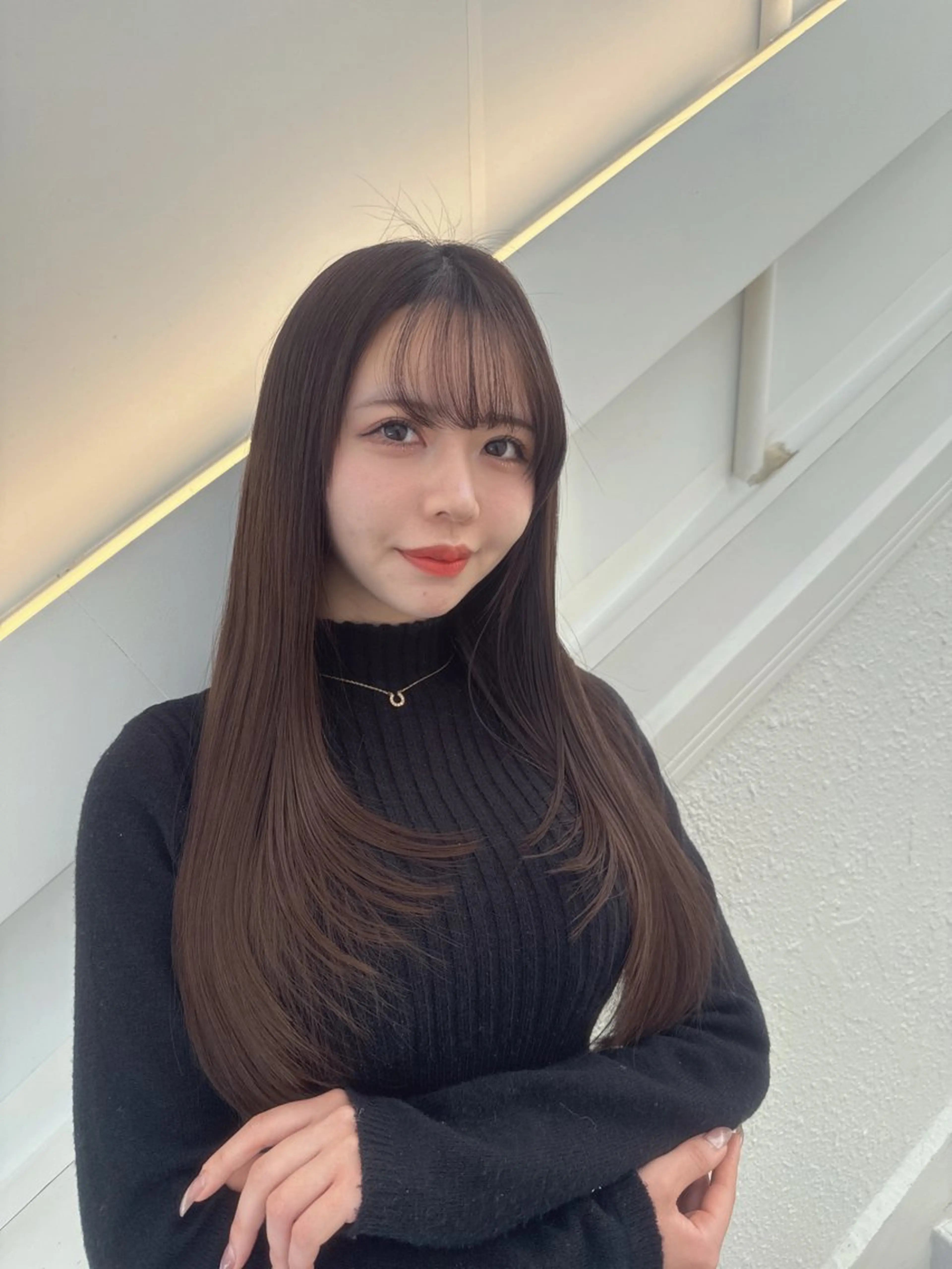 ロング カラー 透明感カラー グレージュ 顔まわりレイヤー レイヤーカット 小顔カット カット ヘアカラー トリートメント 💎透明感カラー特化 💎TAISEIのヘアスタイル