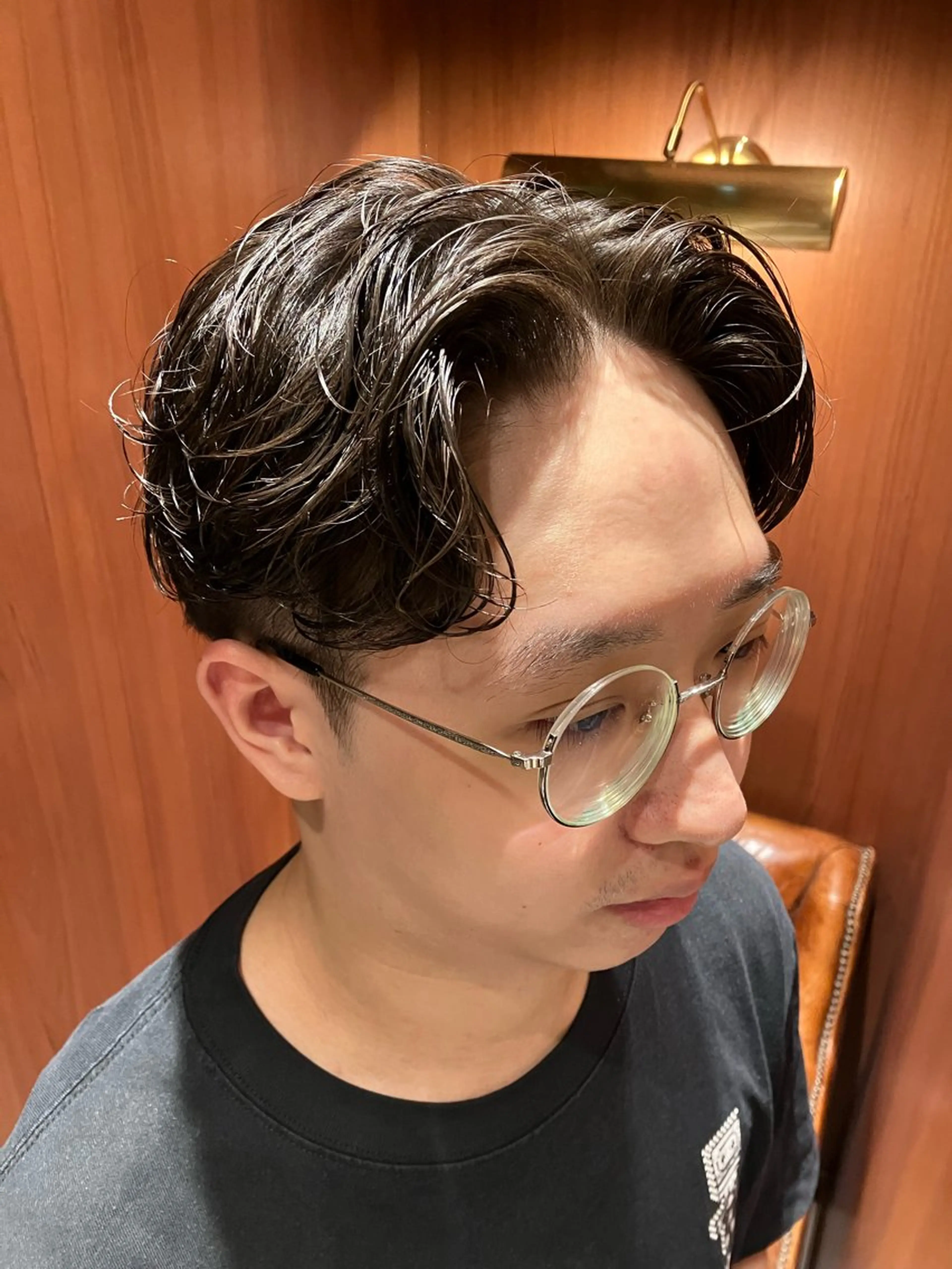 ショート パーマ メンズ メンズパーマ BroTokyo Barbershop 有楽町店所属・SAKI SAKIのヘアスタイル