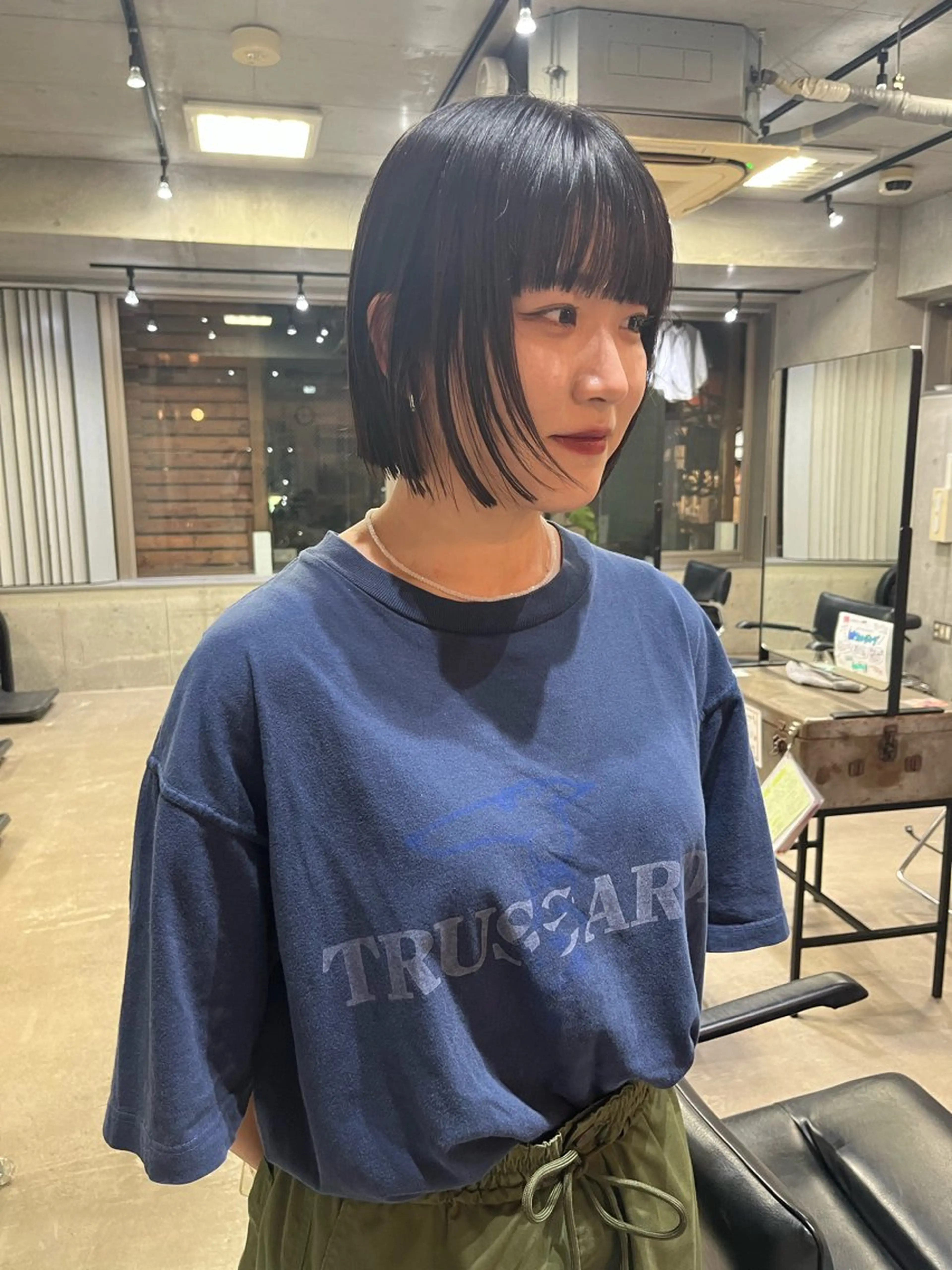 ショート レイヤーカット\ウル フ　chinatsuのヘアスタイル
